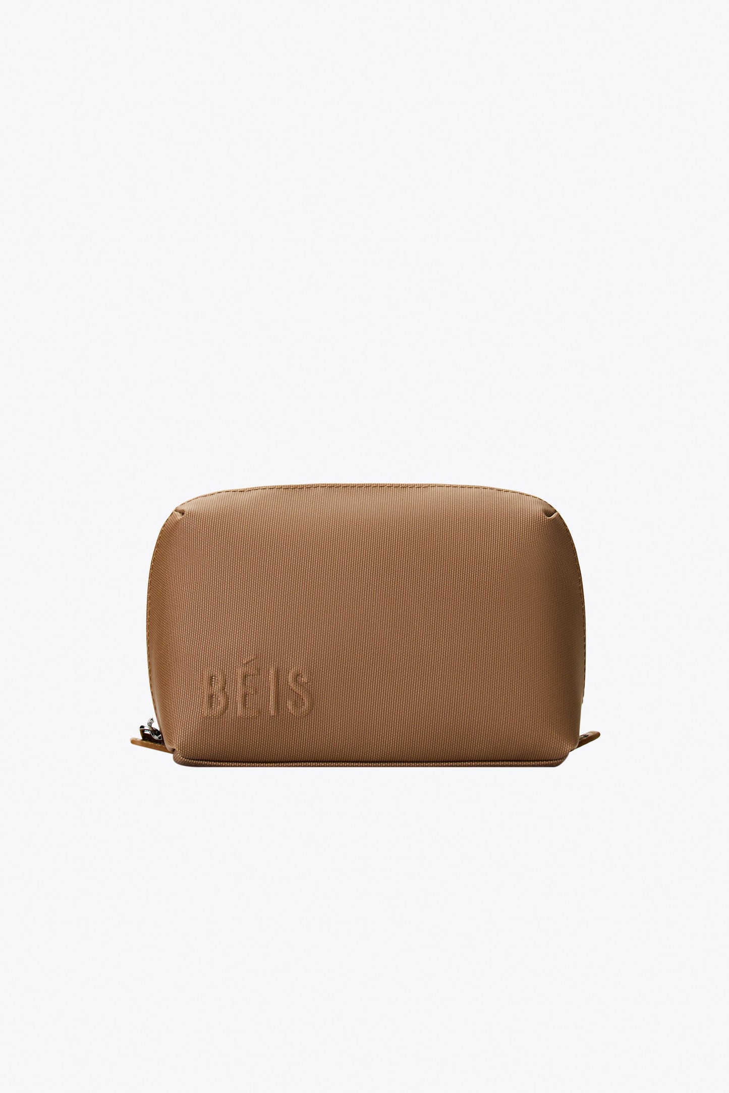 The Small Cosmetic Pouch in Camel