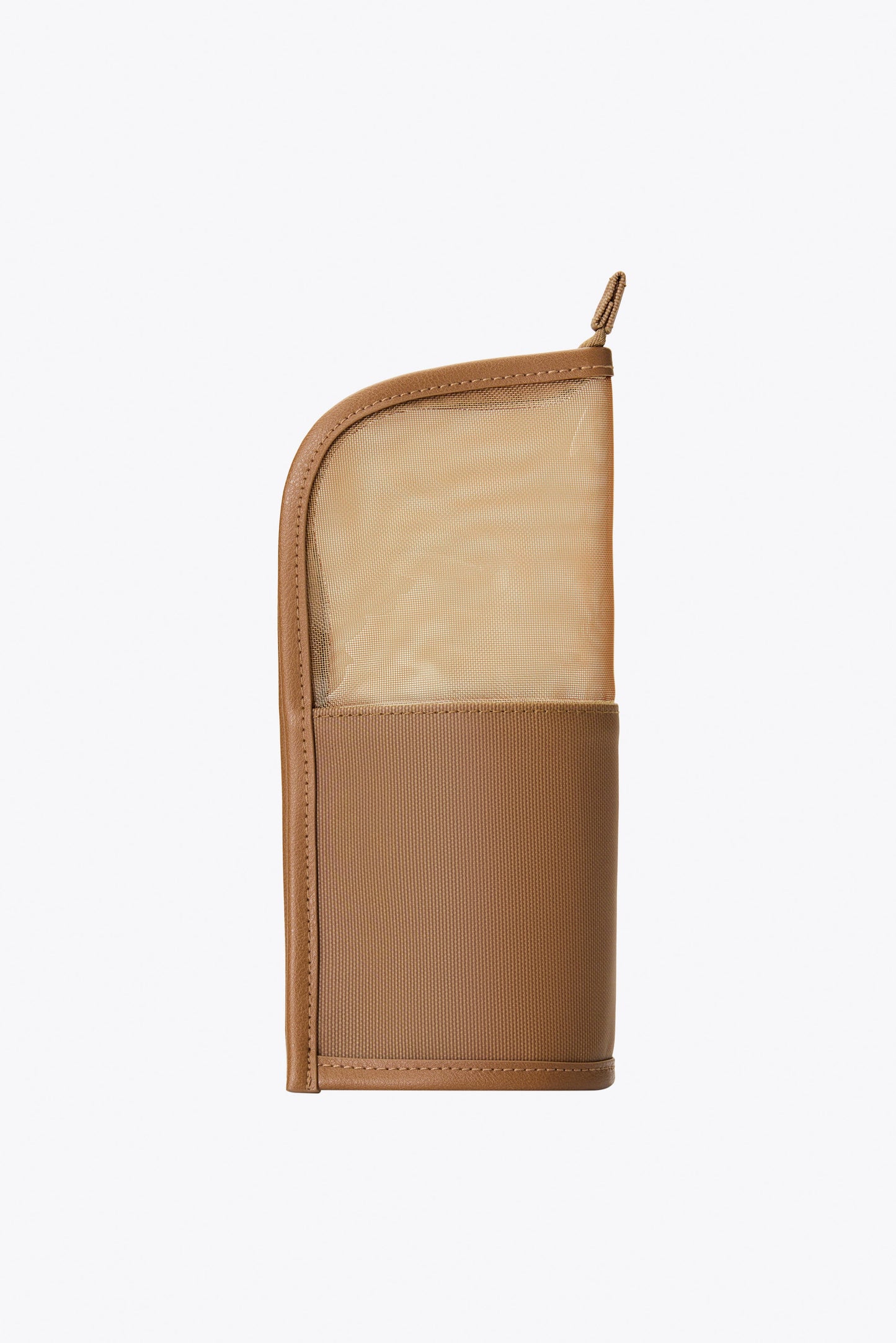 The Makeup Brush Pouch in Camel