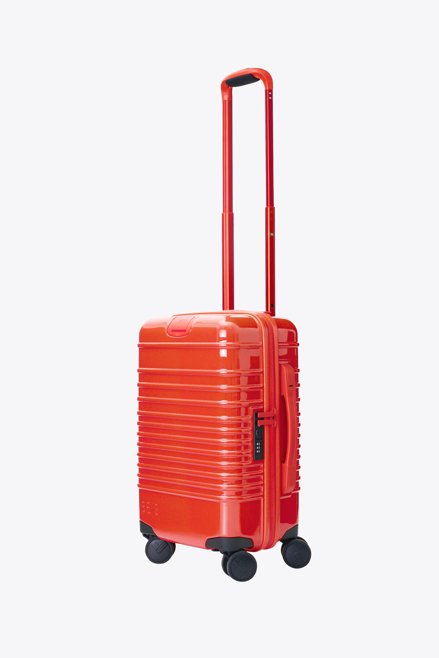 The Small Carry-On Roller in Glossy Flame