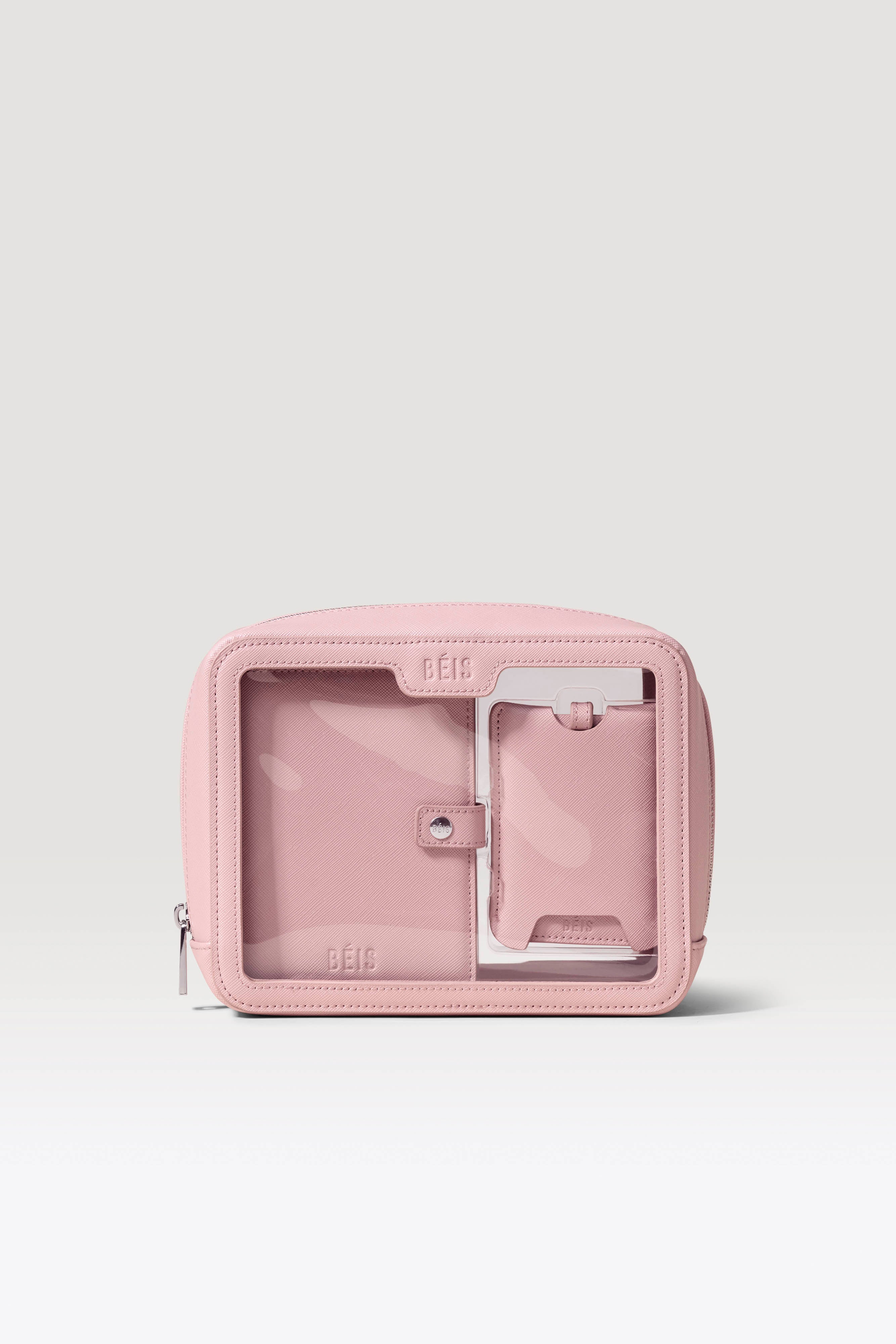 限定⚮̈ミナペルホネン　twins light pink ツイストコードのバッグ BÉIS 'The Passport Luggage Tag Set' in Pink - Passport Holder