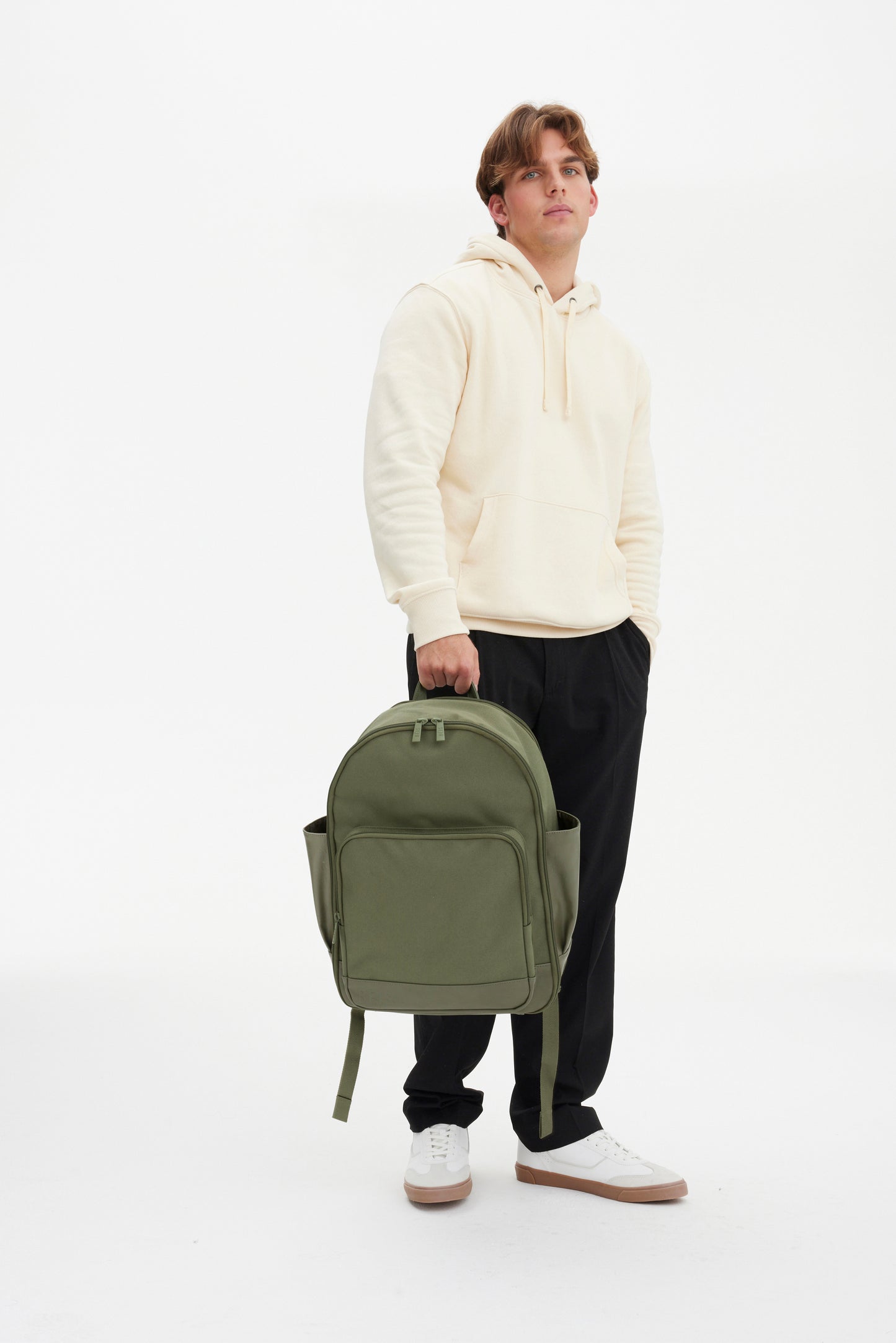 The Travel Backpack in Olive