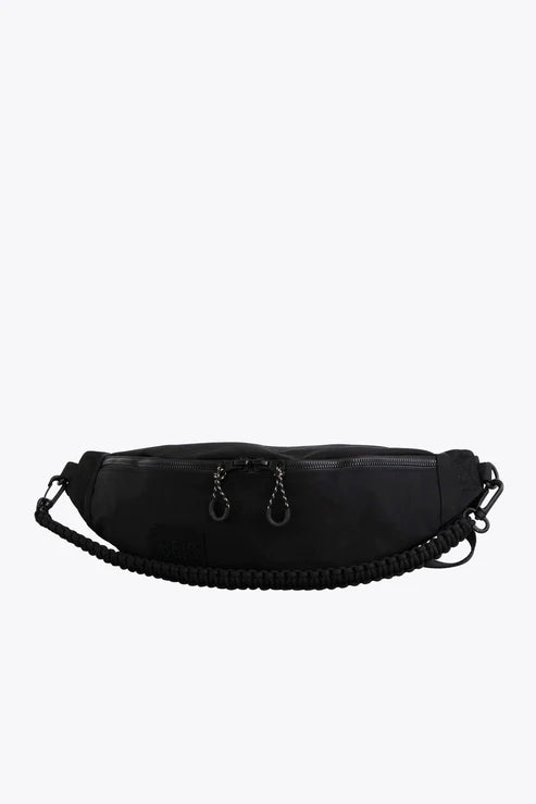 Fanny pack leather clearance black