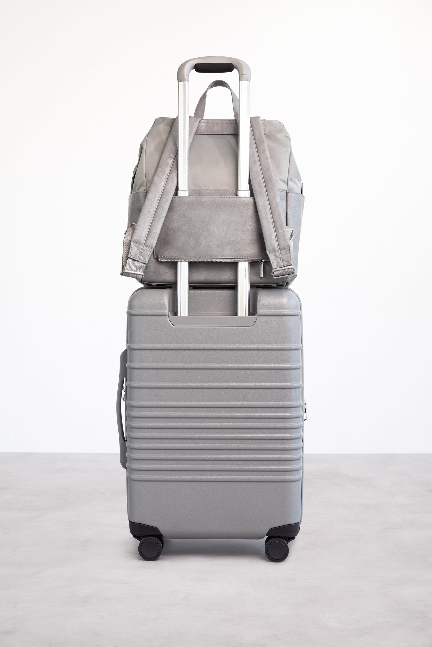 The Backpack Diaper Bag in Grey