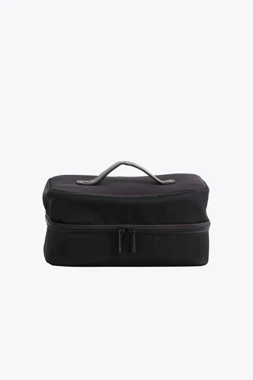 Black travel makeup on sale bag