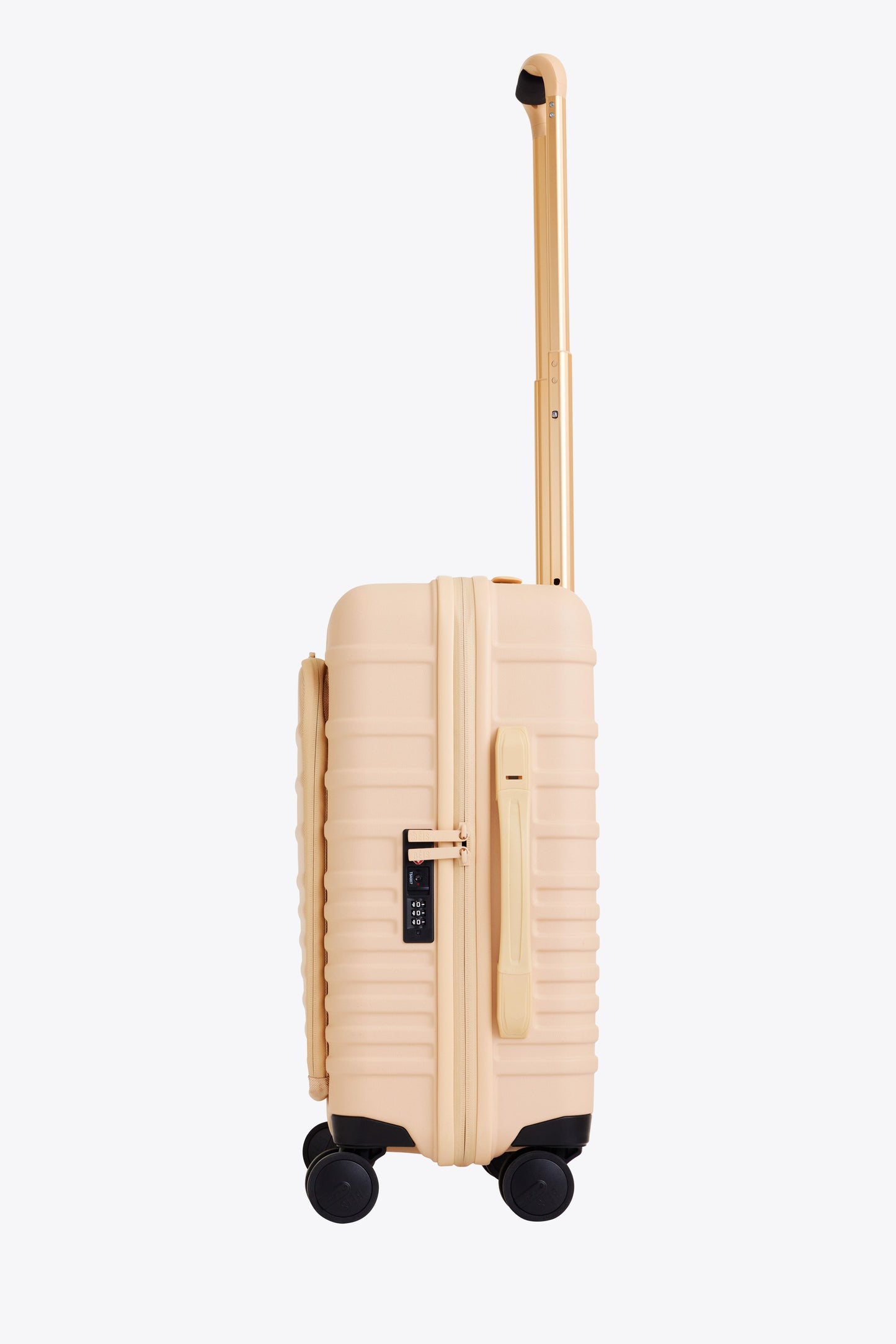The Front Pocket Carry-On Roller in Beige