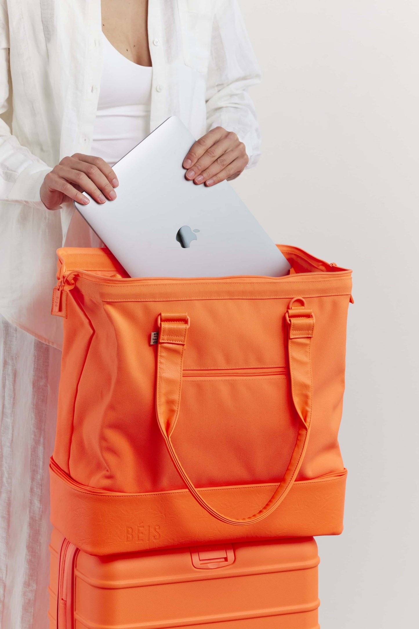 The Mini Weekender in Creamsicle