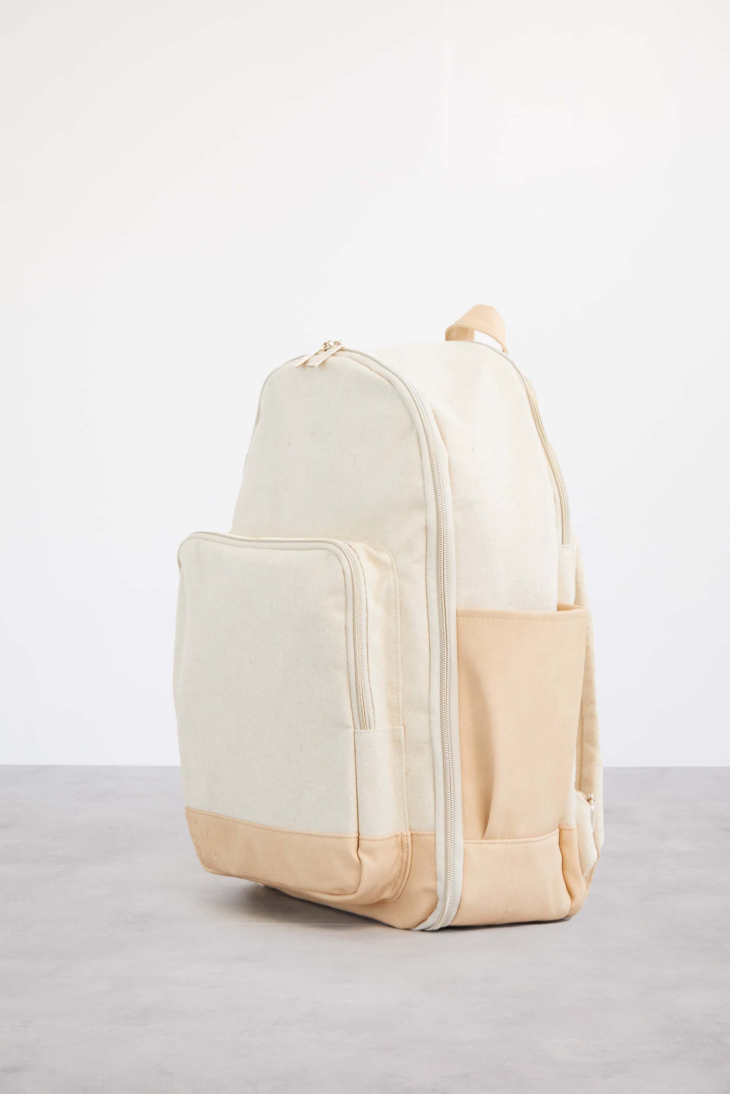 Backpack Beige Side