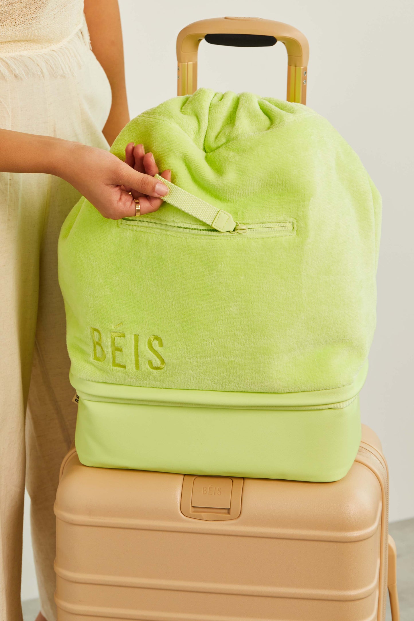 The Terry Backpack Cooler in Citron