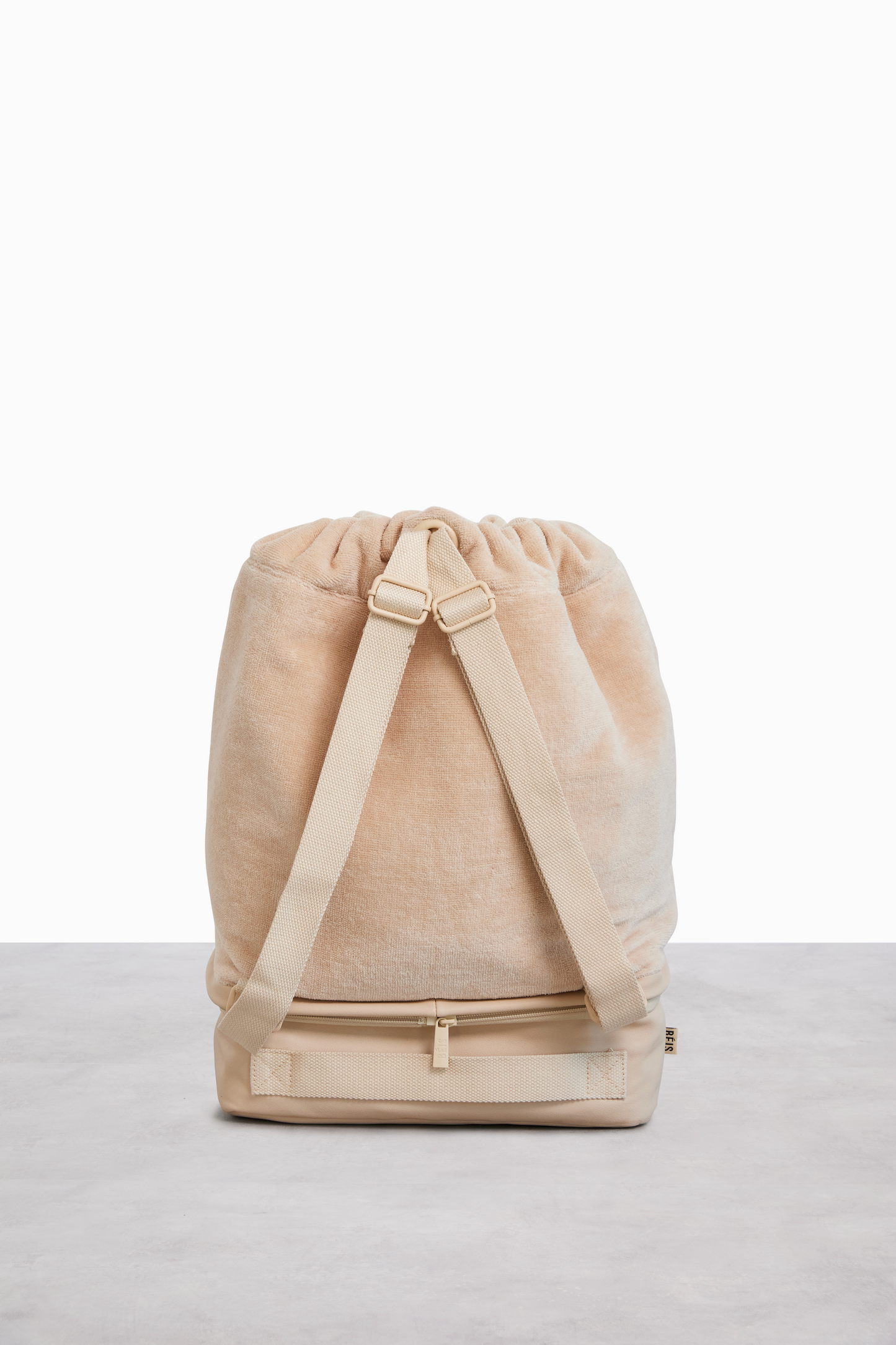 The Terry Backpack Cooler in Beige