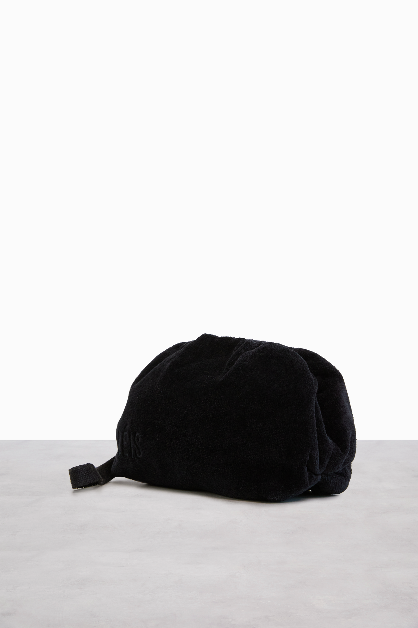 The Terry Cosmetic Clutch in Black