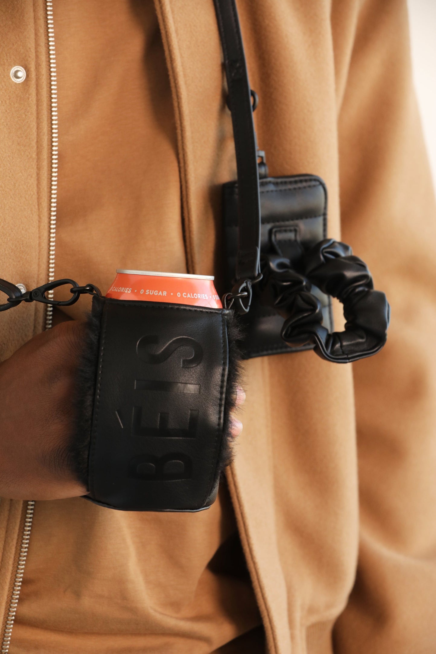 BEIS Koozie Sling Detail on Model
