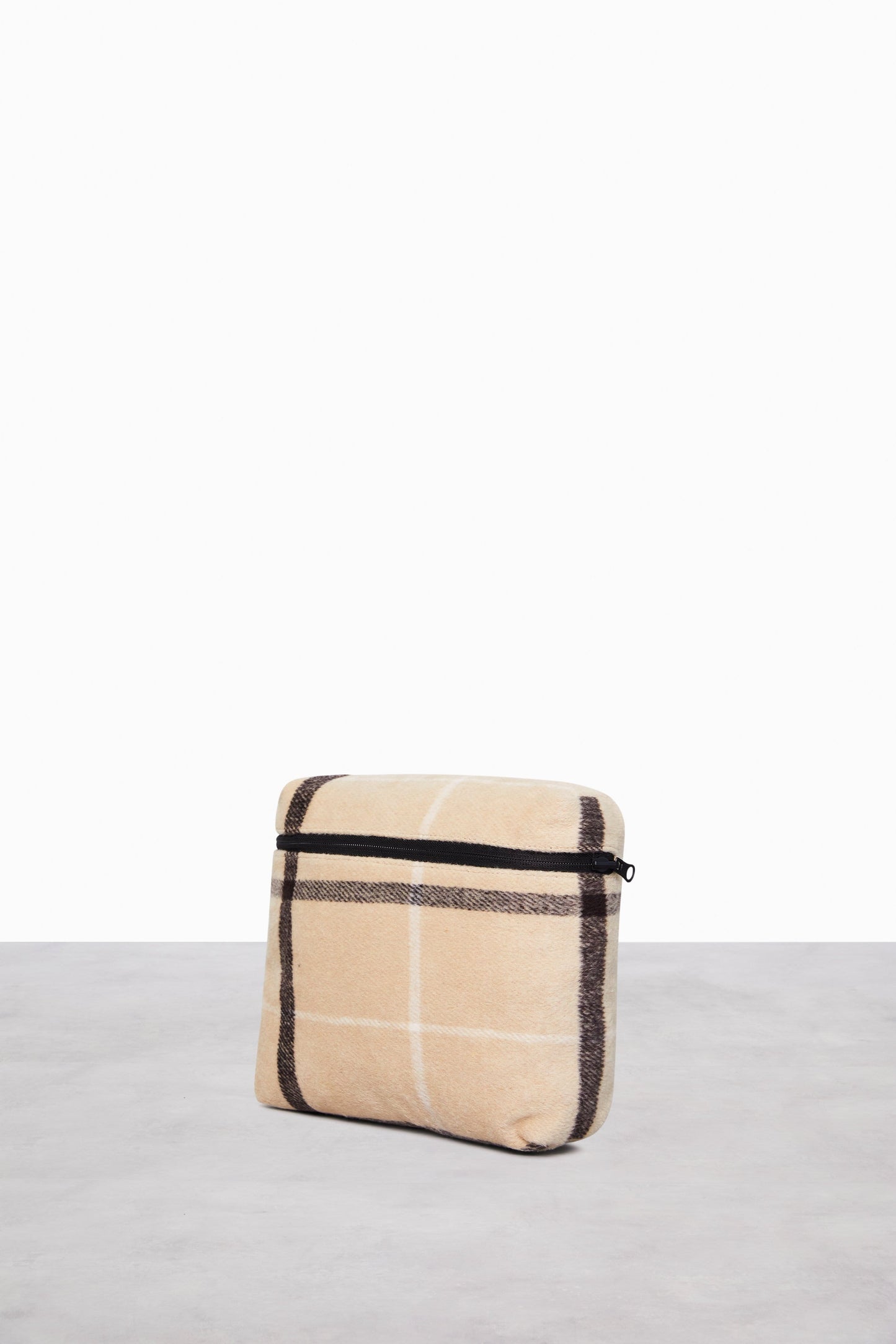 Packable Poncho Black Small Zip Case