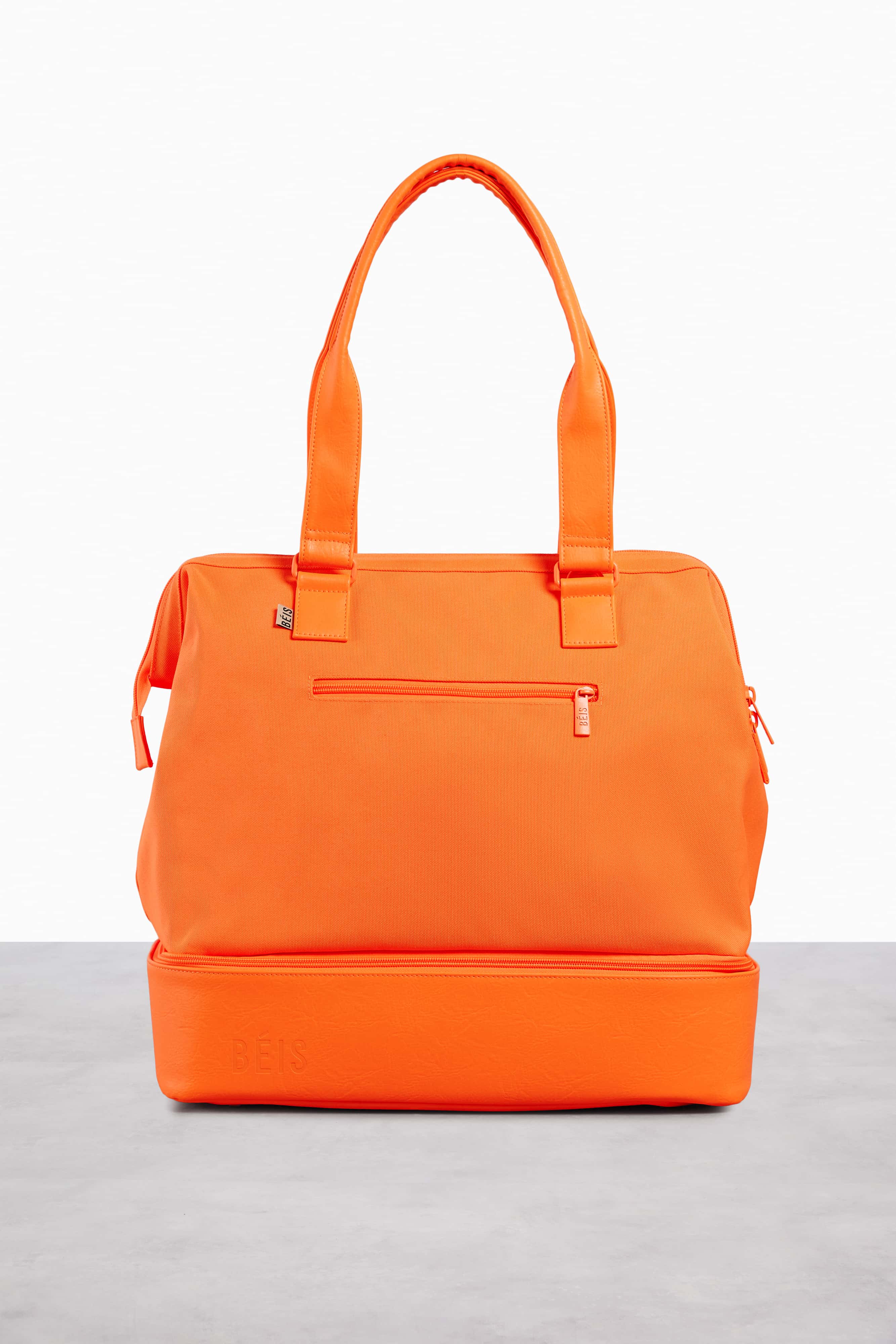 Creamsicle Mini Weekender Orange Small Weekend Bag & Overnight Bag | Béis Travel