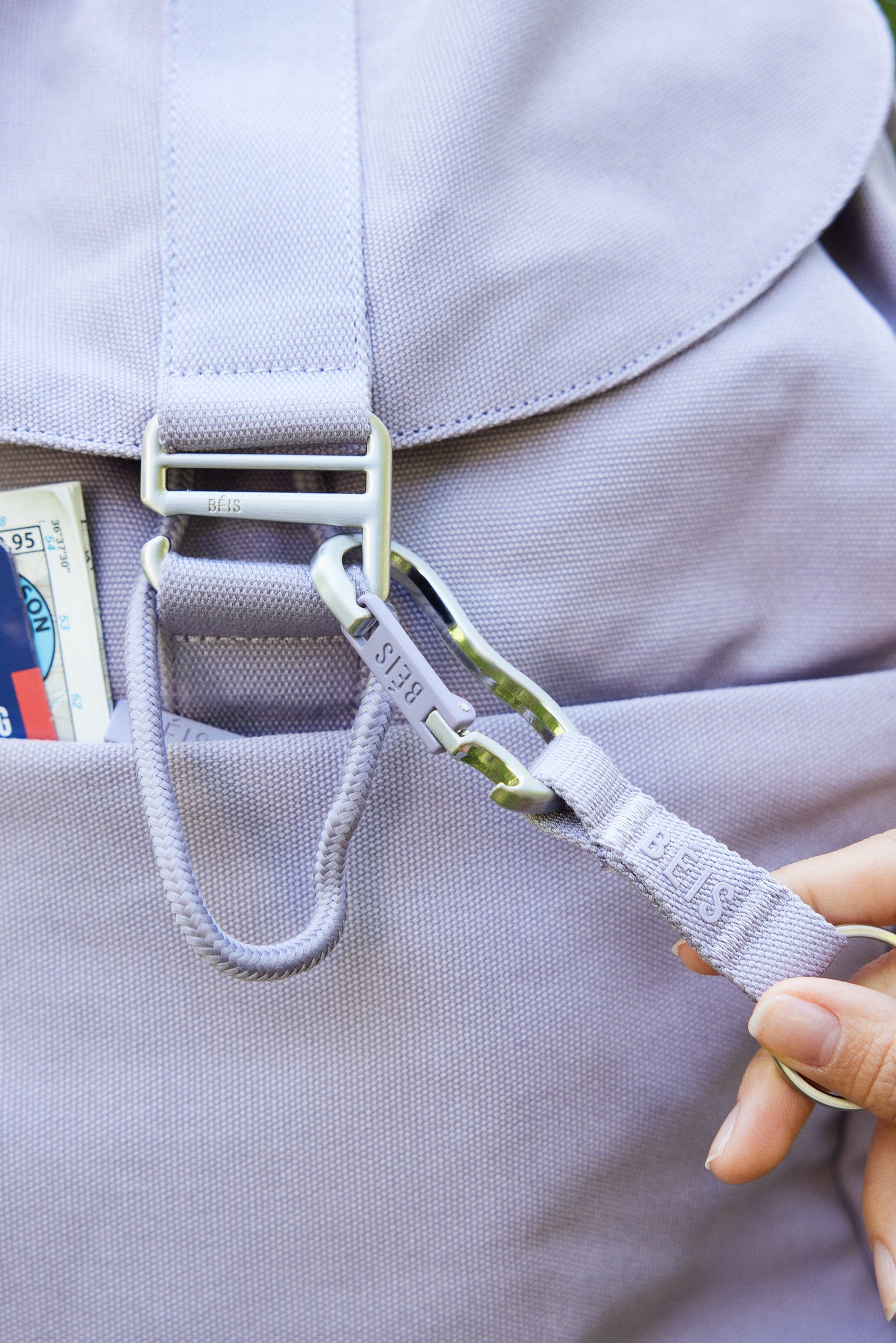 The Carabiner in Lavender