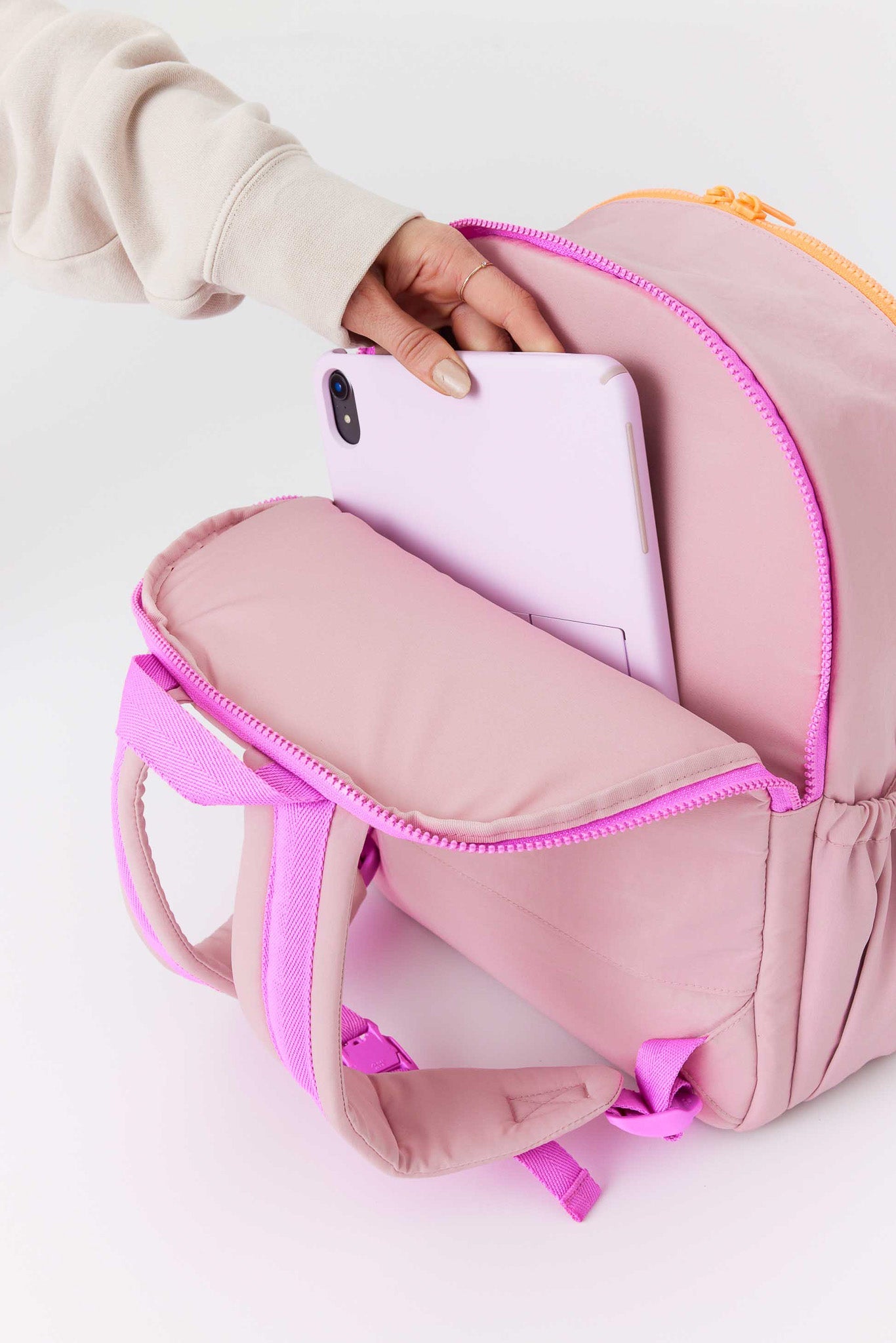 Pink backpack kids on sale