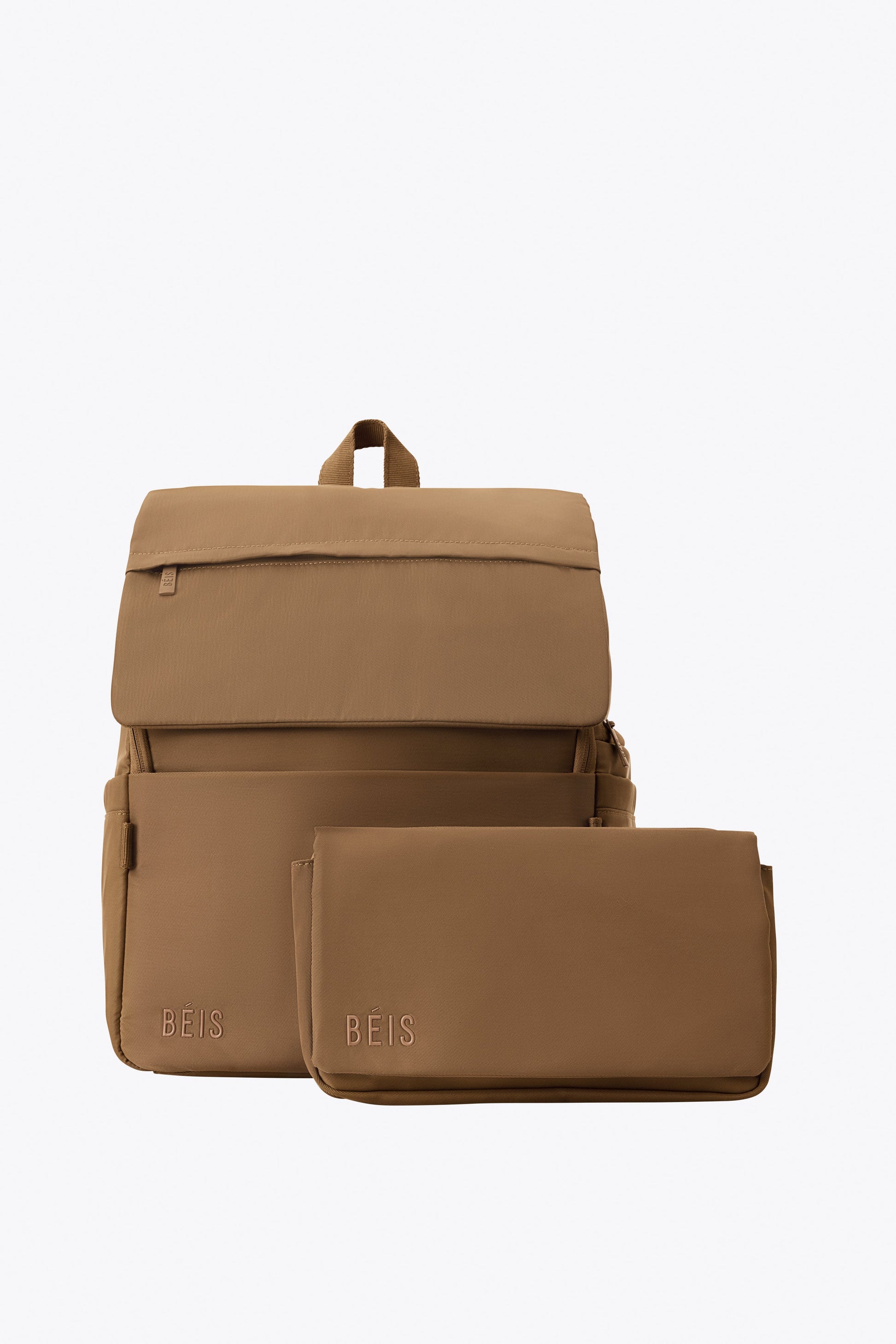 The Ultimate Diaper Backpack in Camel - Main Image