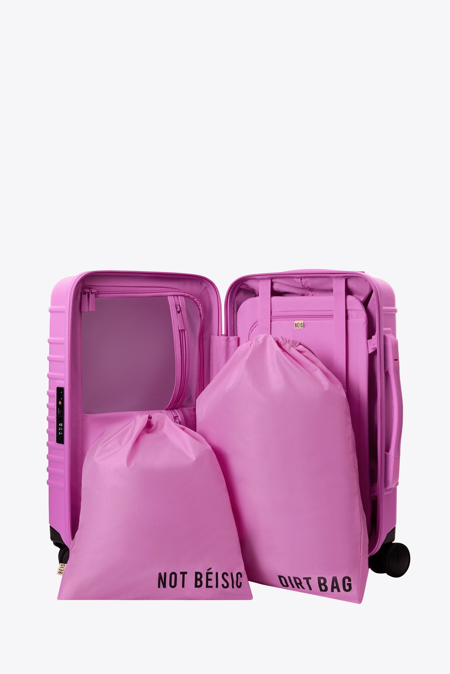 The Small Carry-On Roller in Berry