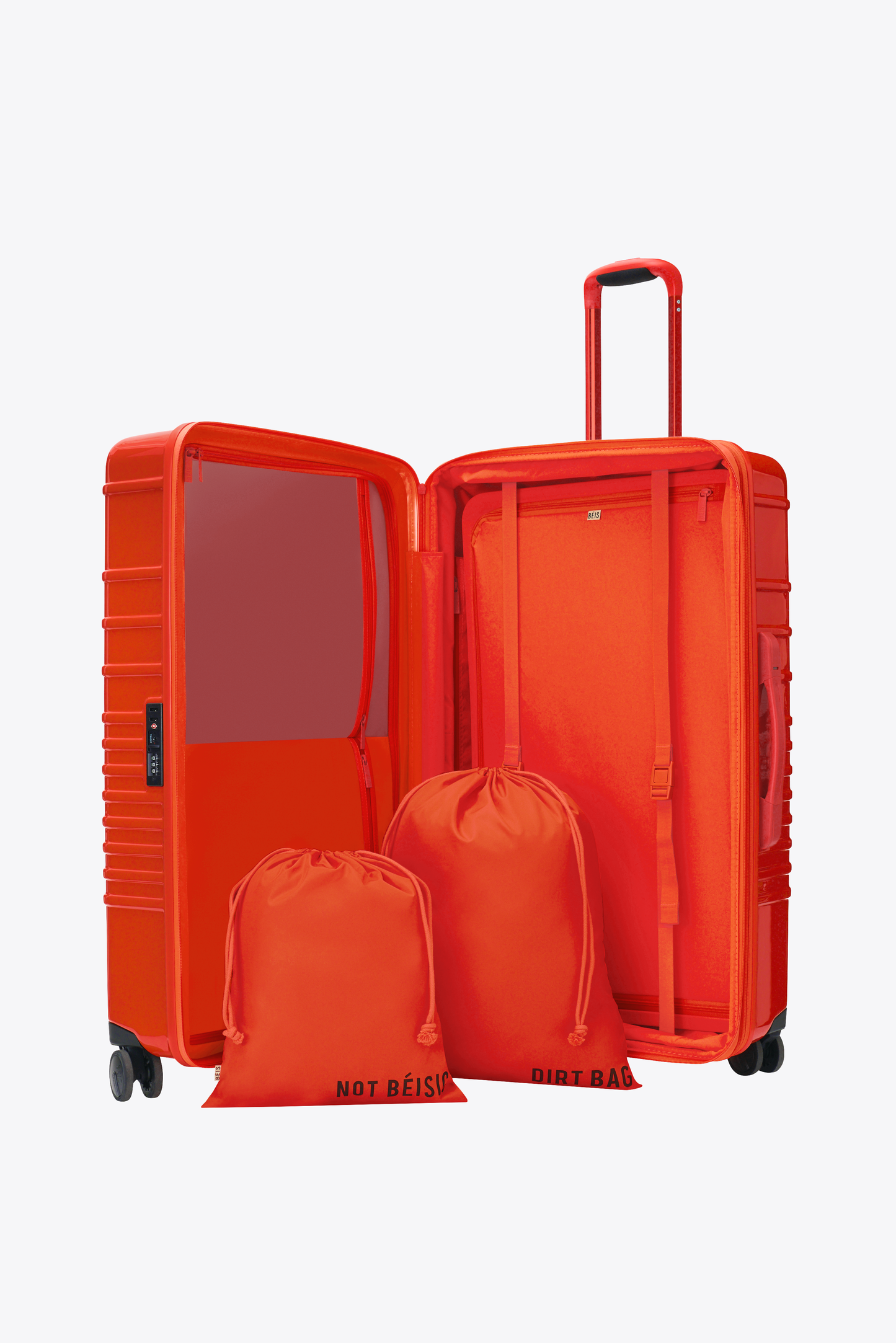 The Large Check-In Roller in Glossy Flame