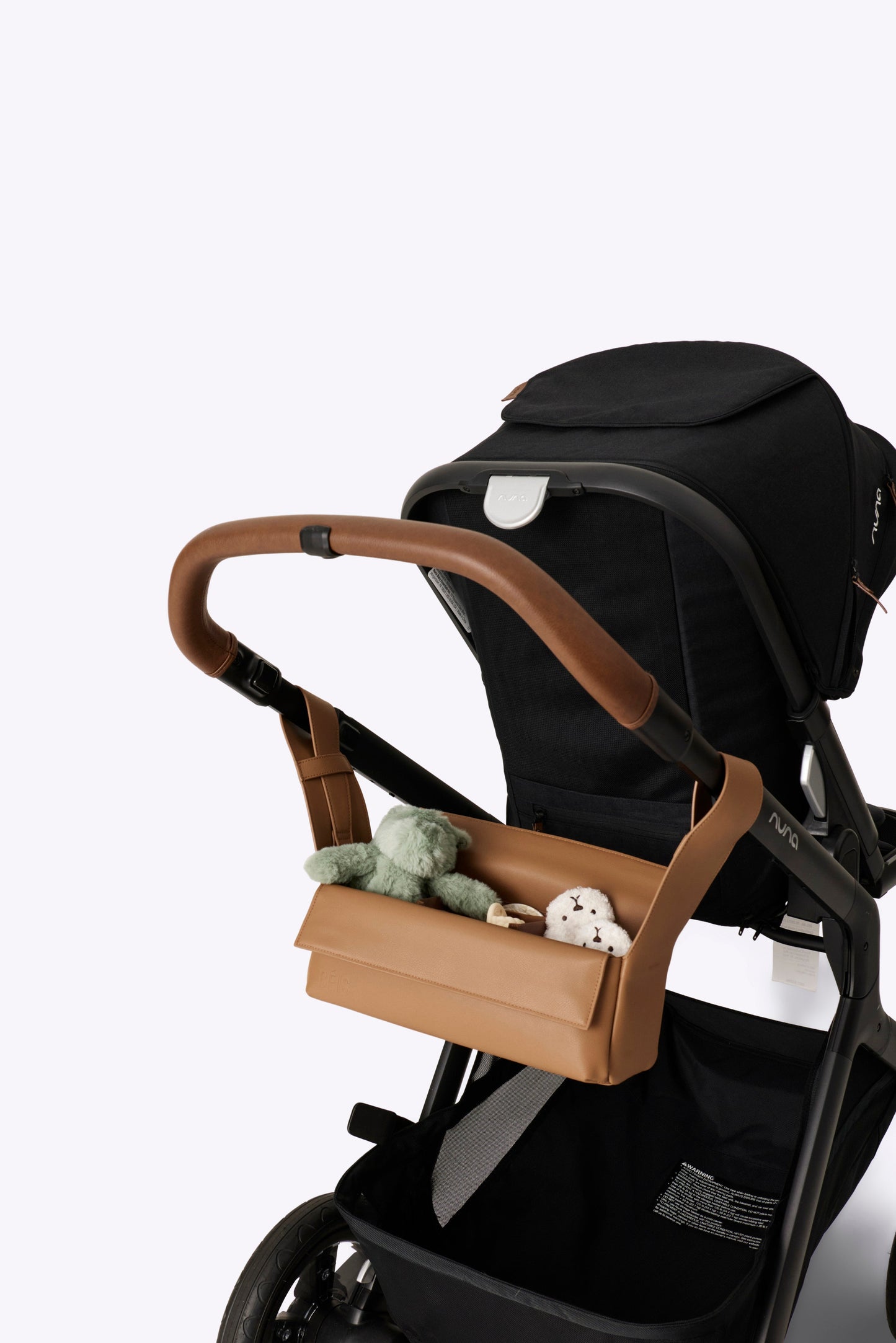 The Convertible Stroller Caddy in Camel
