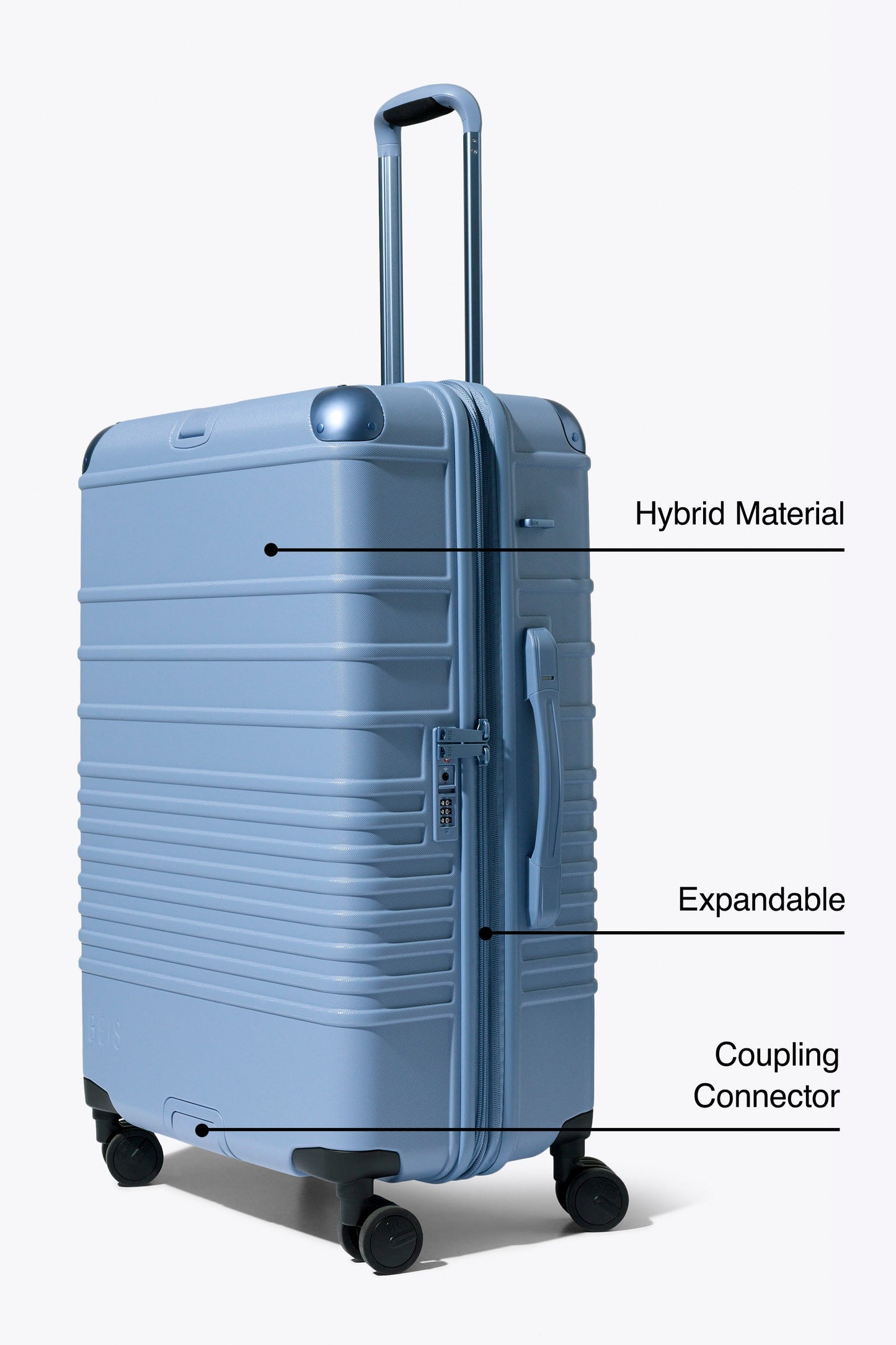 The Hybrid Check-In Roller in Dusty Blue