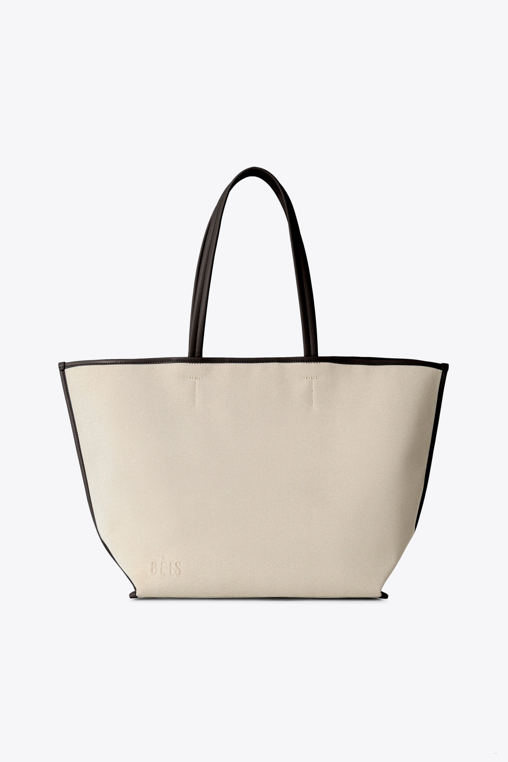 Canvas Leather Tote Espresso