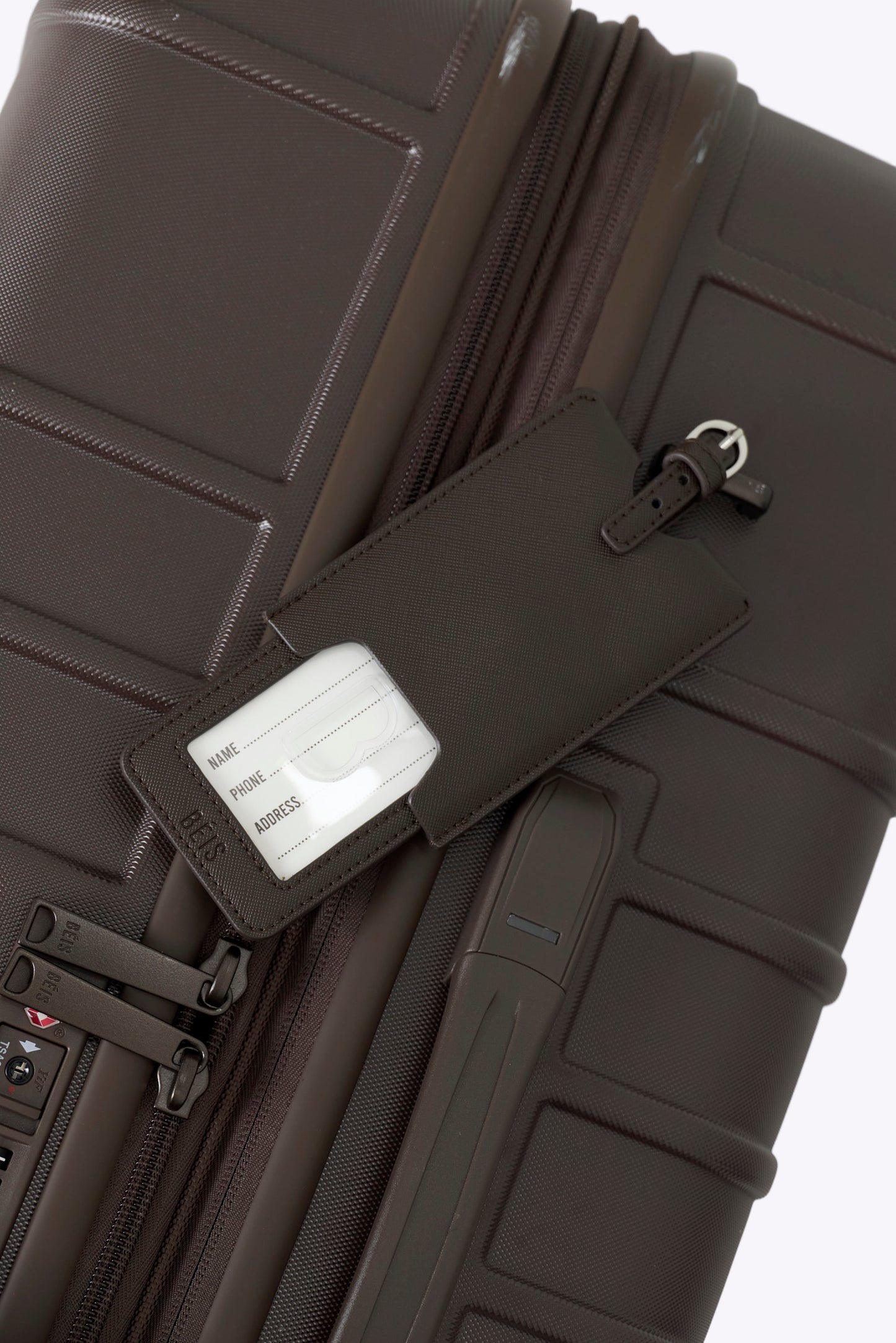The Luggage Tag in Espresso