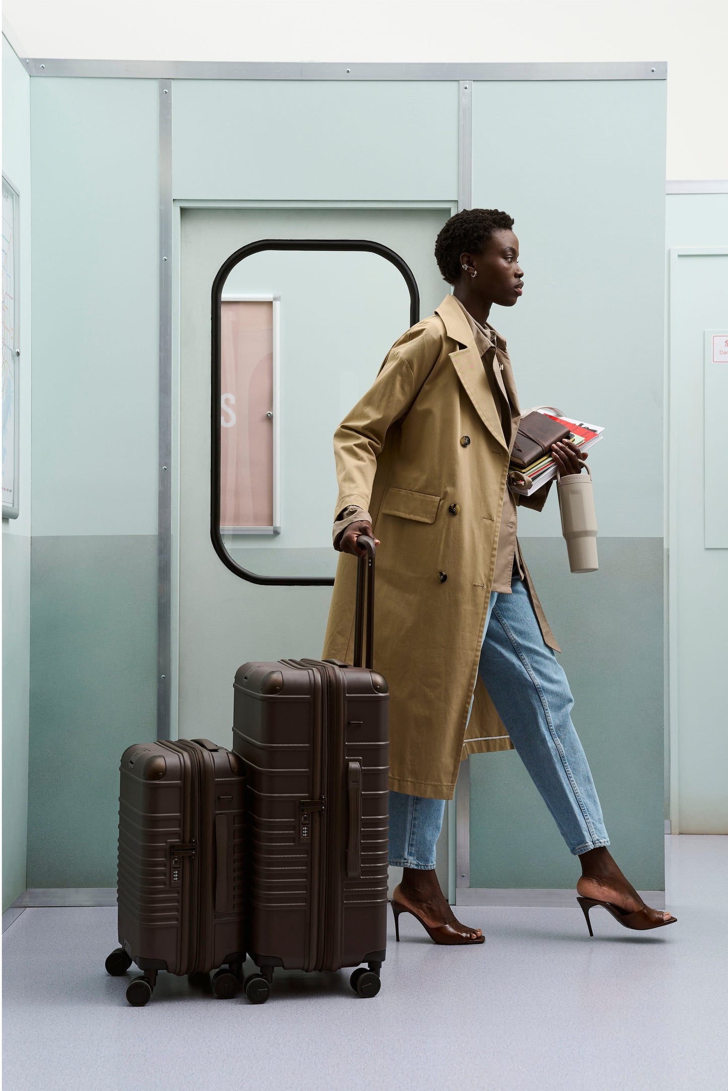 The Hybrid Carry-On Roller in Espresso