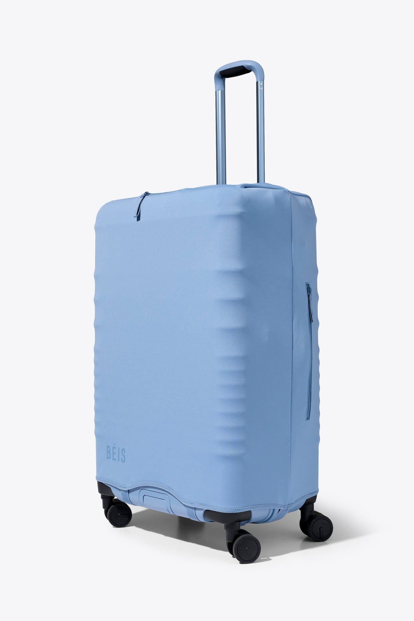 The Hybrid Check-In Luggage Cover in Dusty Blue