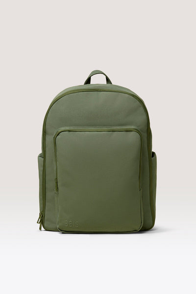 backpack laptop bags uk BÉIS 'The Backpack' in Olive Metal Backpack 25l Nike Max The exterior is made Size:STAGS691MFB - 6'9