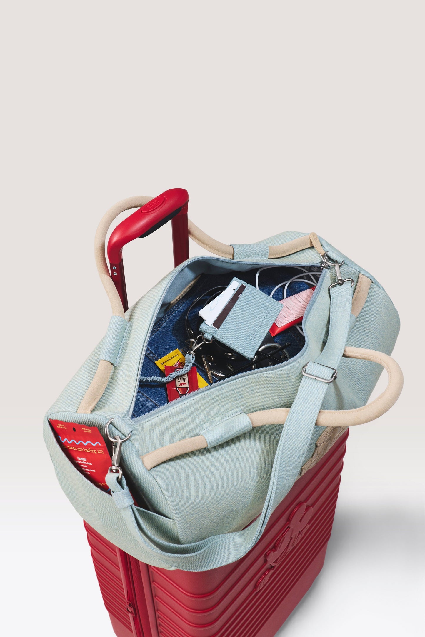 The Disney Large Duffle in Blue Jeans