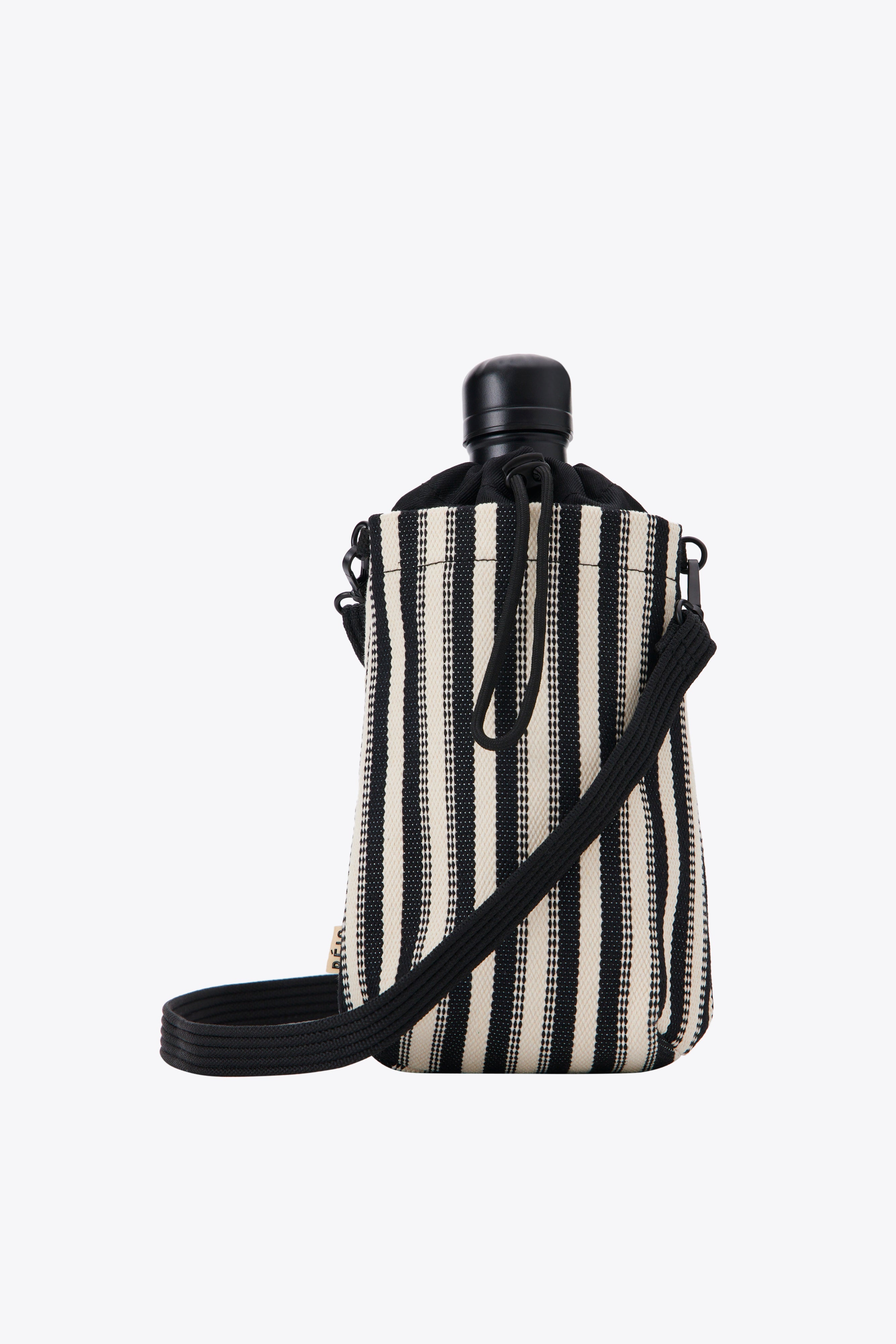 Black and white striped crossbody bag hotsell