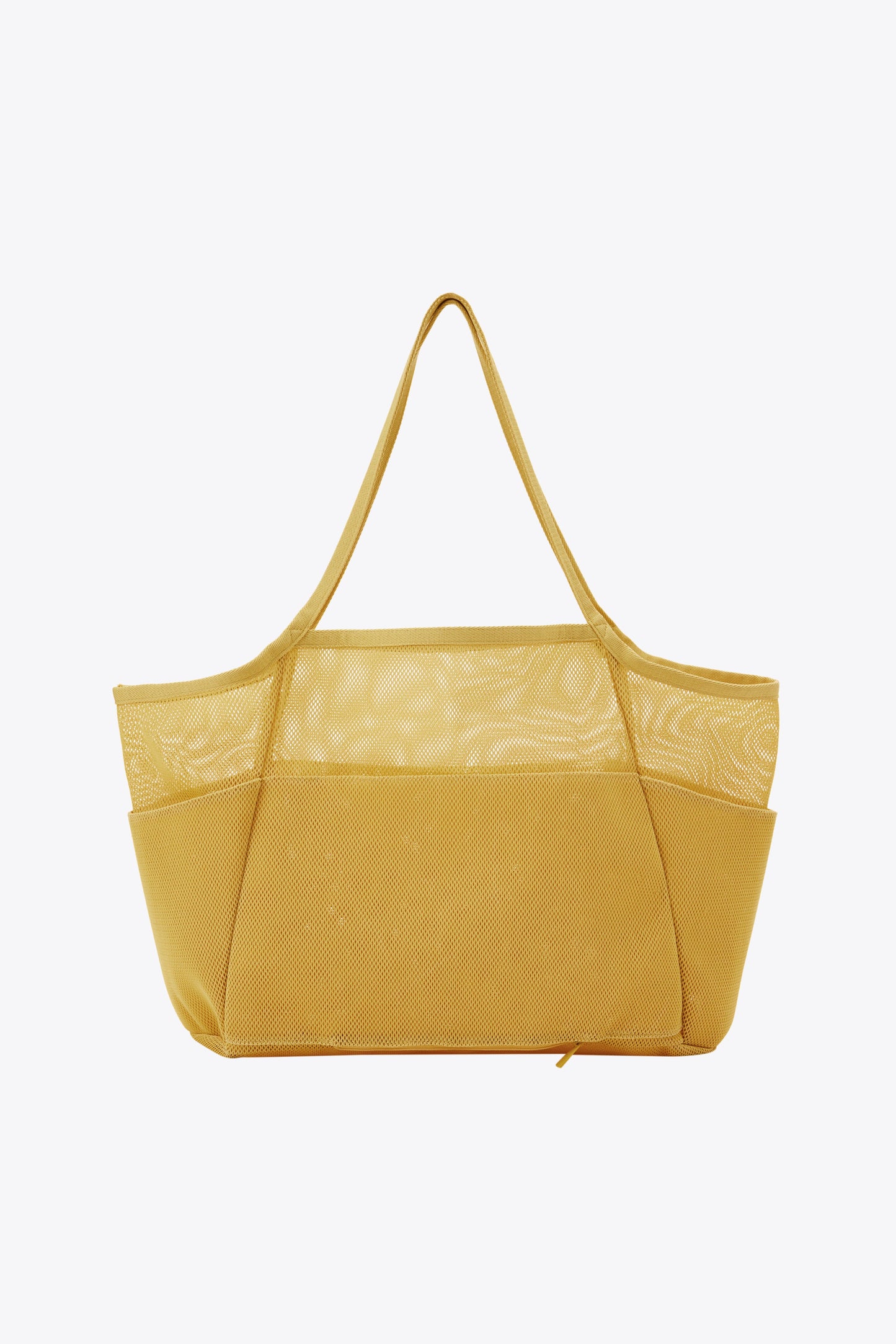 The Mesh Beach Tote in Honey