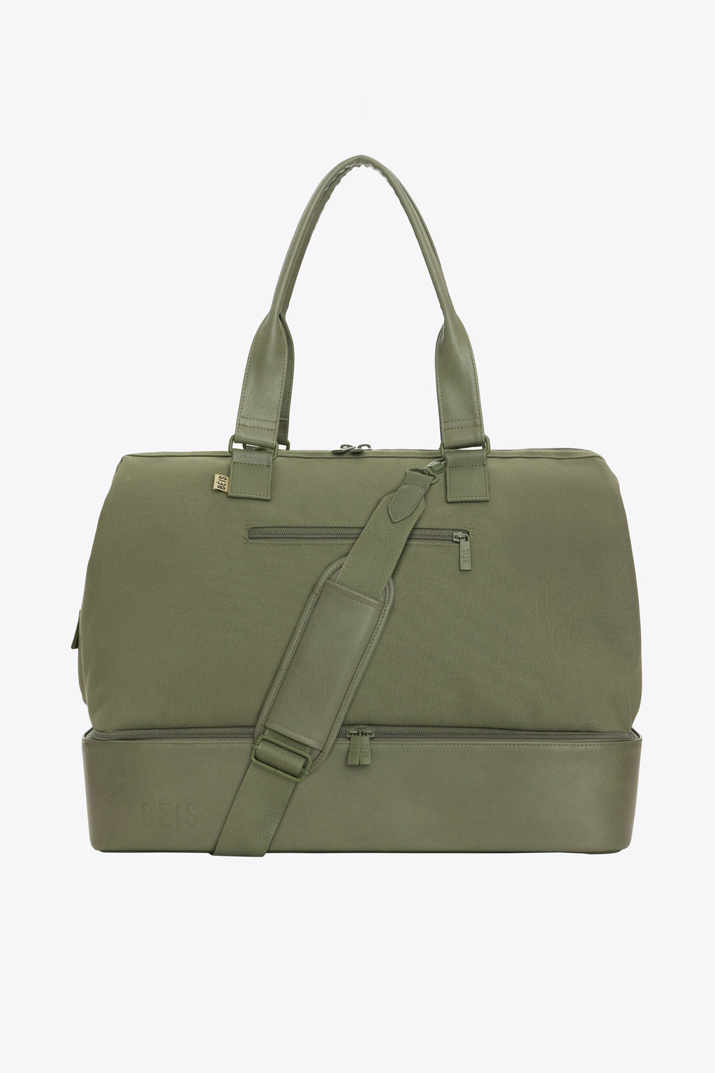 BÉIS 'The Weekender' in Citron - Green Overnight Bags & Travel Duffle BÉIS 'The Weekender' in Citron - Green Overnight Bags & Travel Duffle