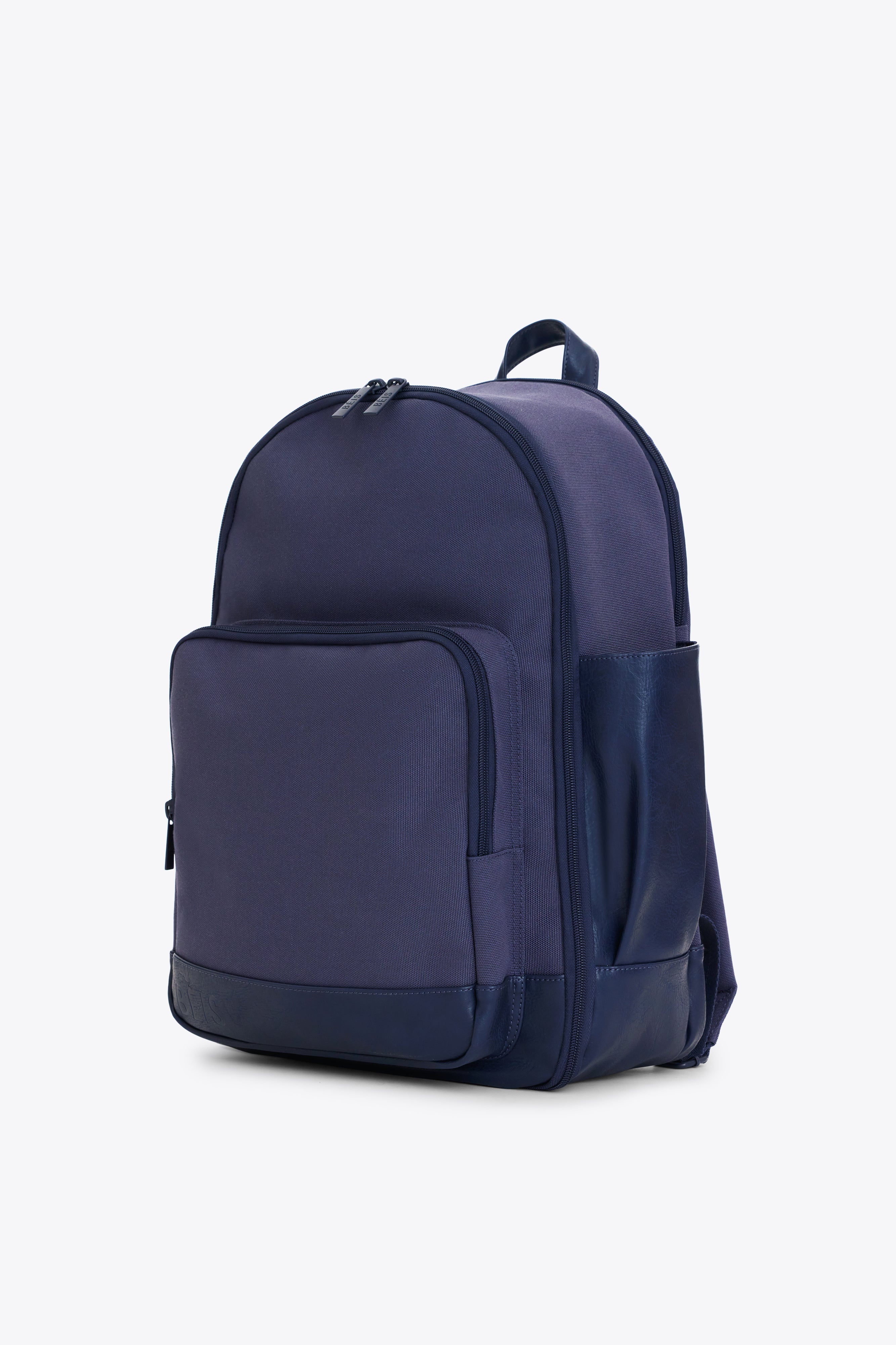 Side sale open backpack