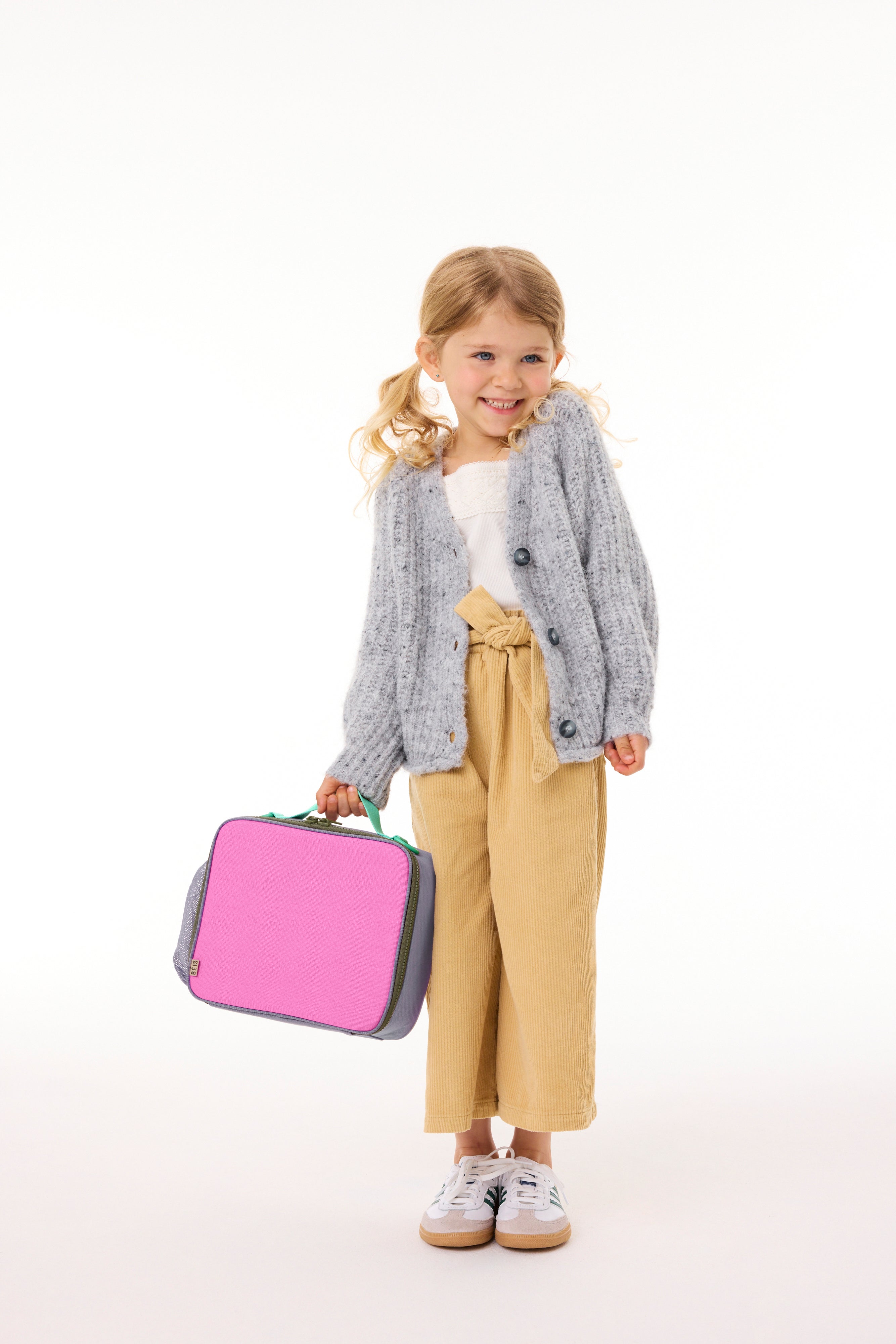 BEIS The Kids Lunch Box in Lavender Lavender Kids Lunchbox For School Travel