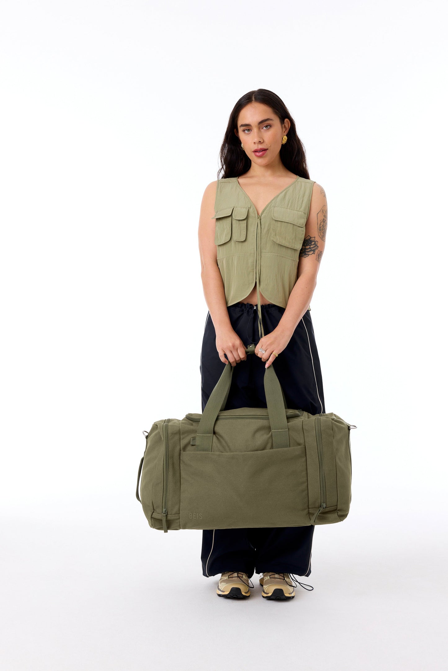 The Utility Duffle in Olive