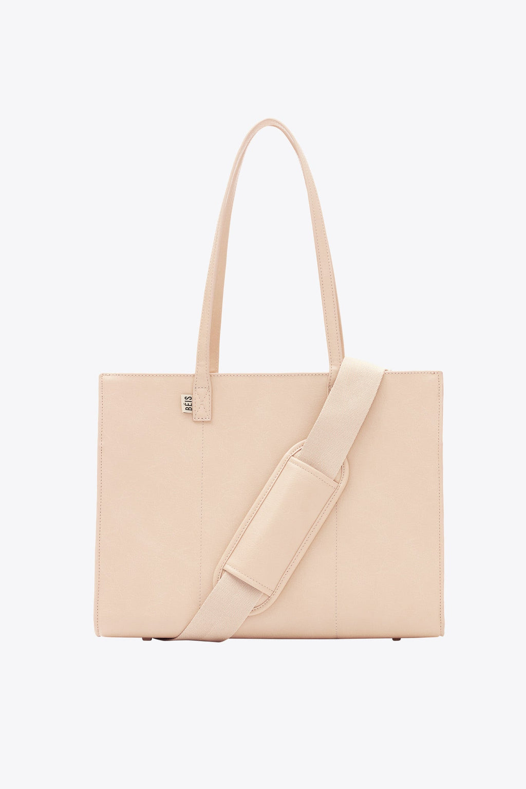 BÉIS 'The Work Tote' in Beige - Small Work Bag For Women