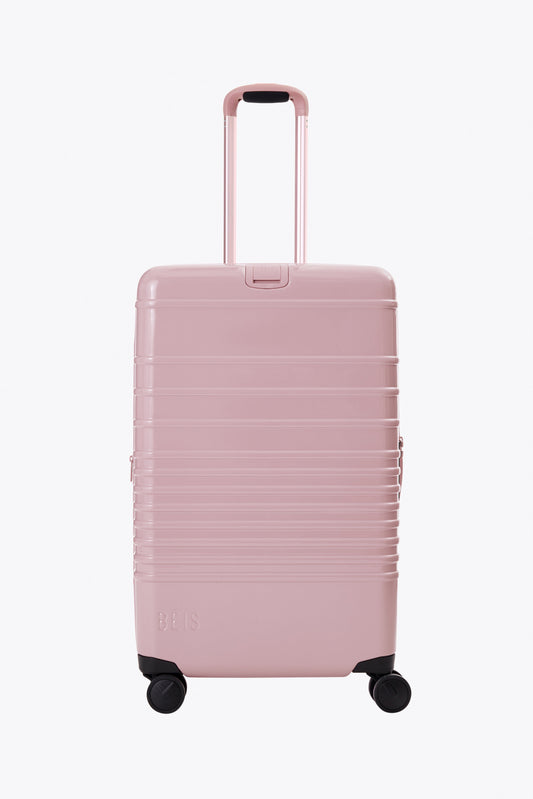 The Medium Check-In Roller in Glossy Atlas Pink