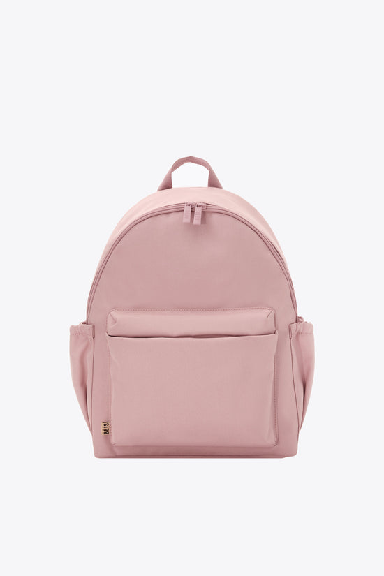 The BÉISics Backpack in Atlas Pink