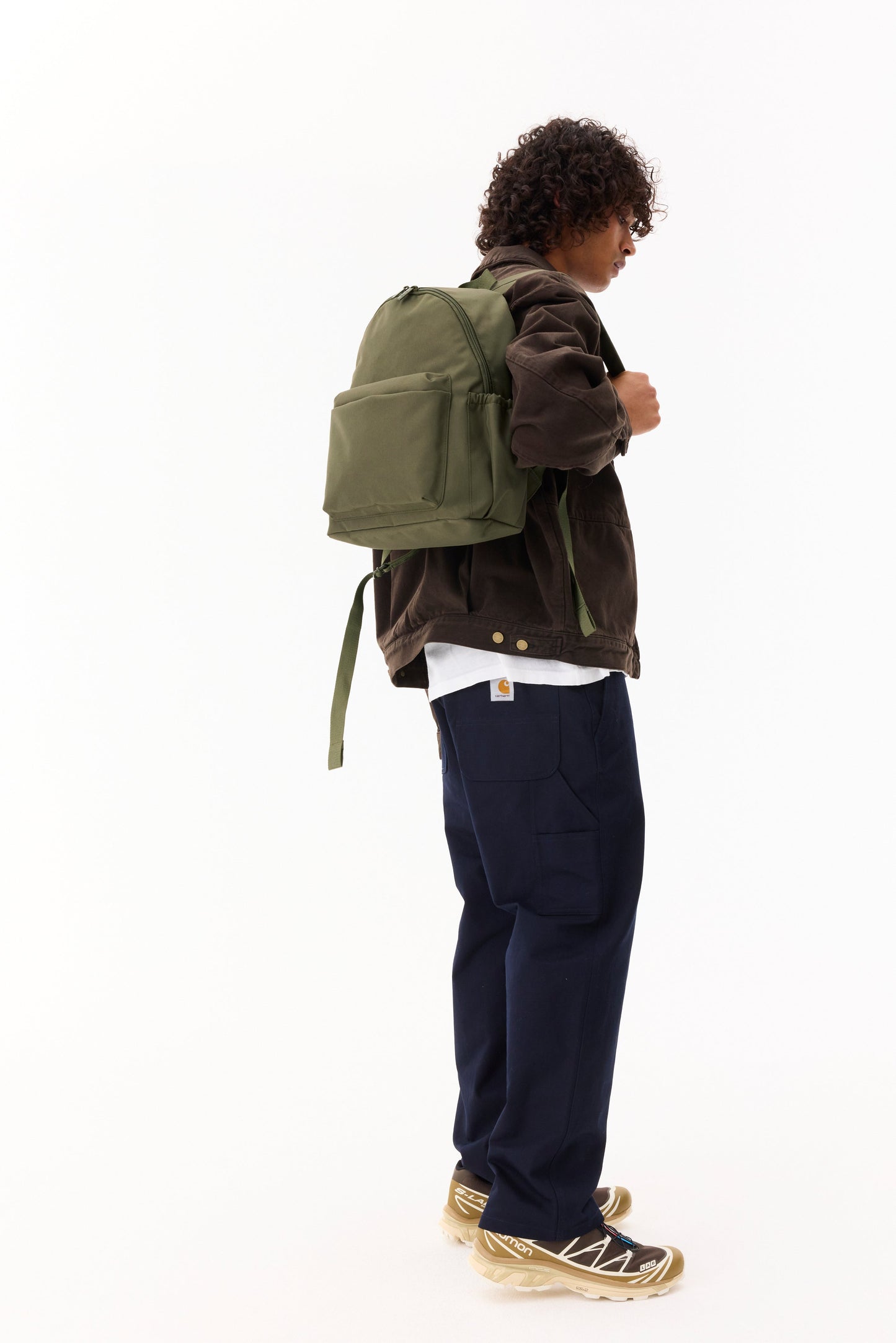 The BÉISics Backpack in Olive