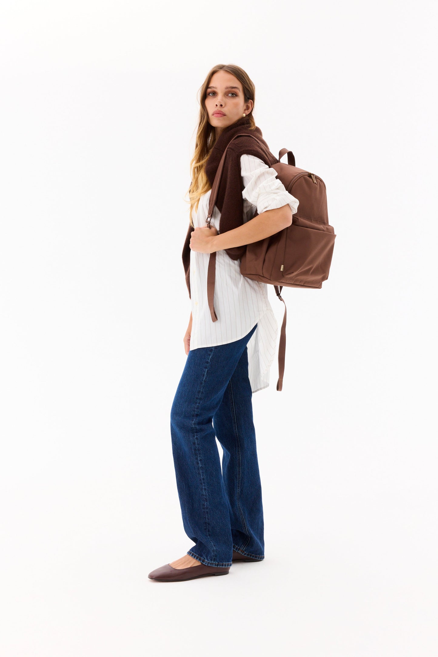 The BÉISics Backpack in Maple