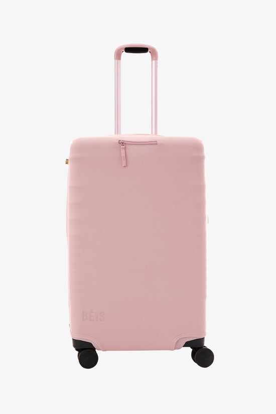 The Medium Check-In Luggage Cover in Atlas Pink