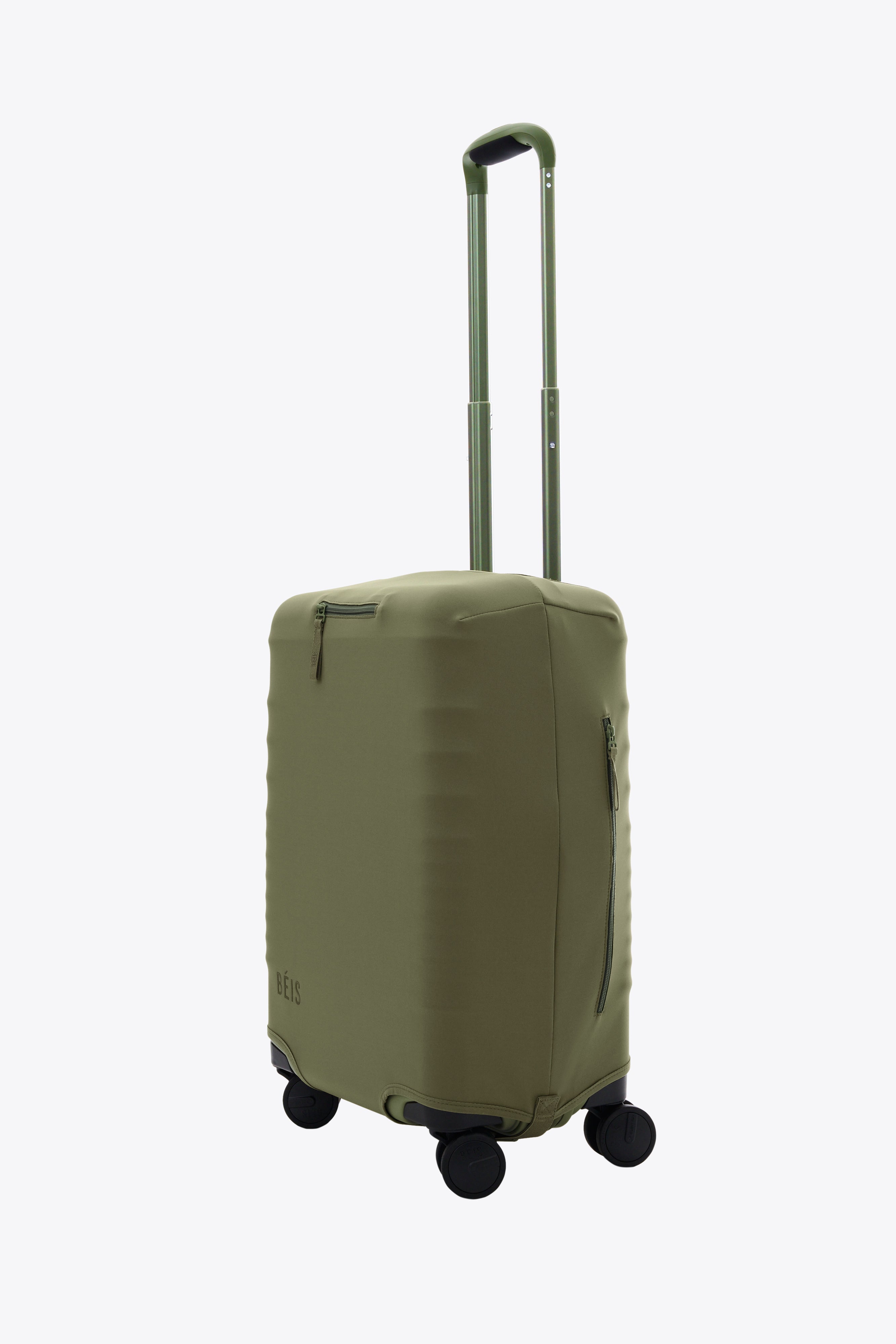 The Carry On Luggage Cover in Olive