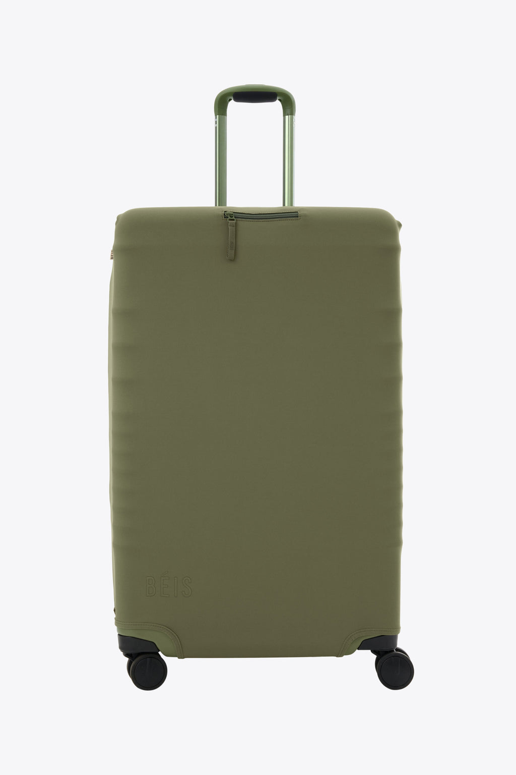 Large Check Luggage Cover