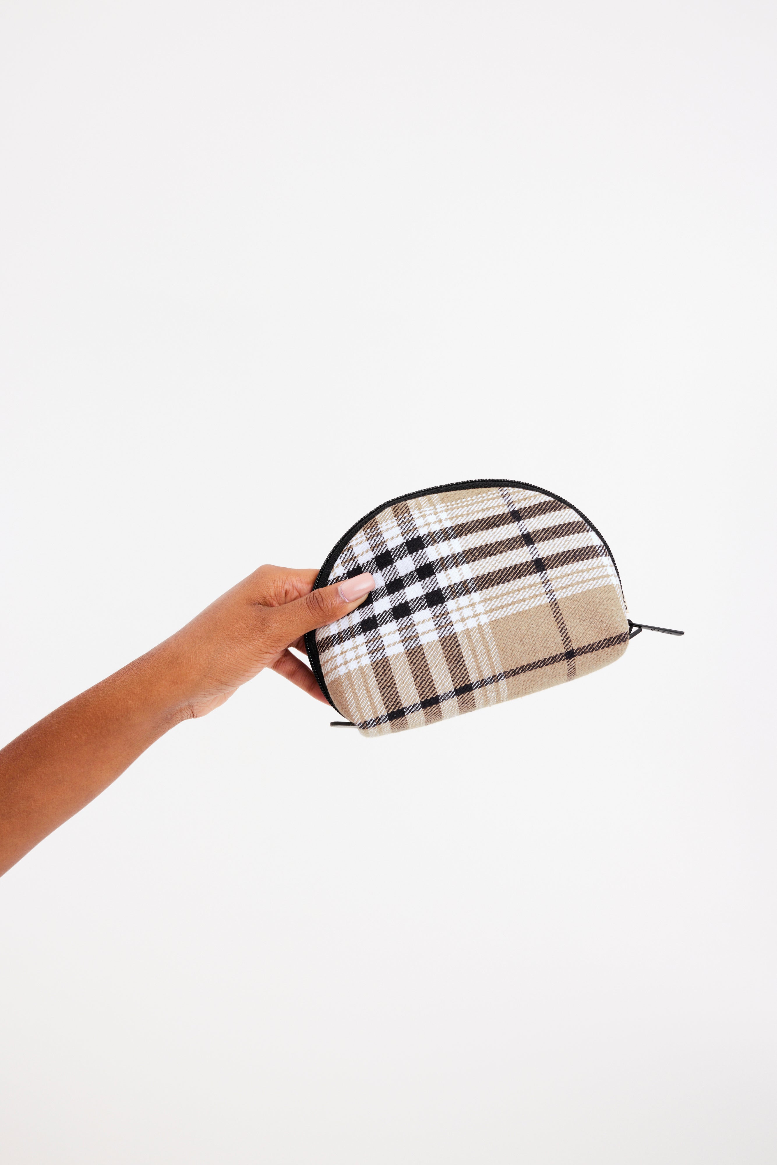 Burberry nova sales check cosmetic bag