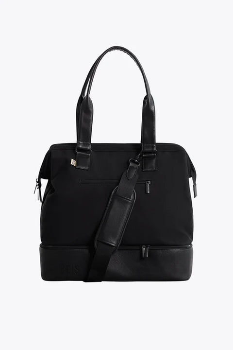 Beis weekender bag black discount