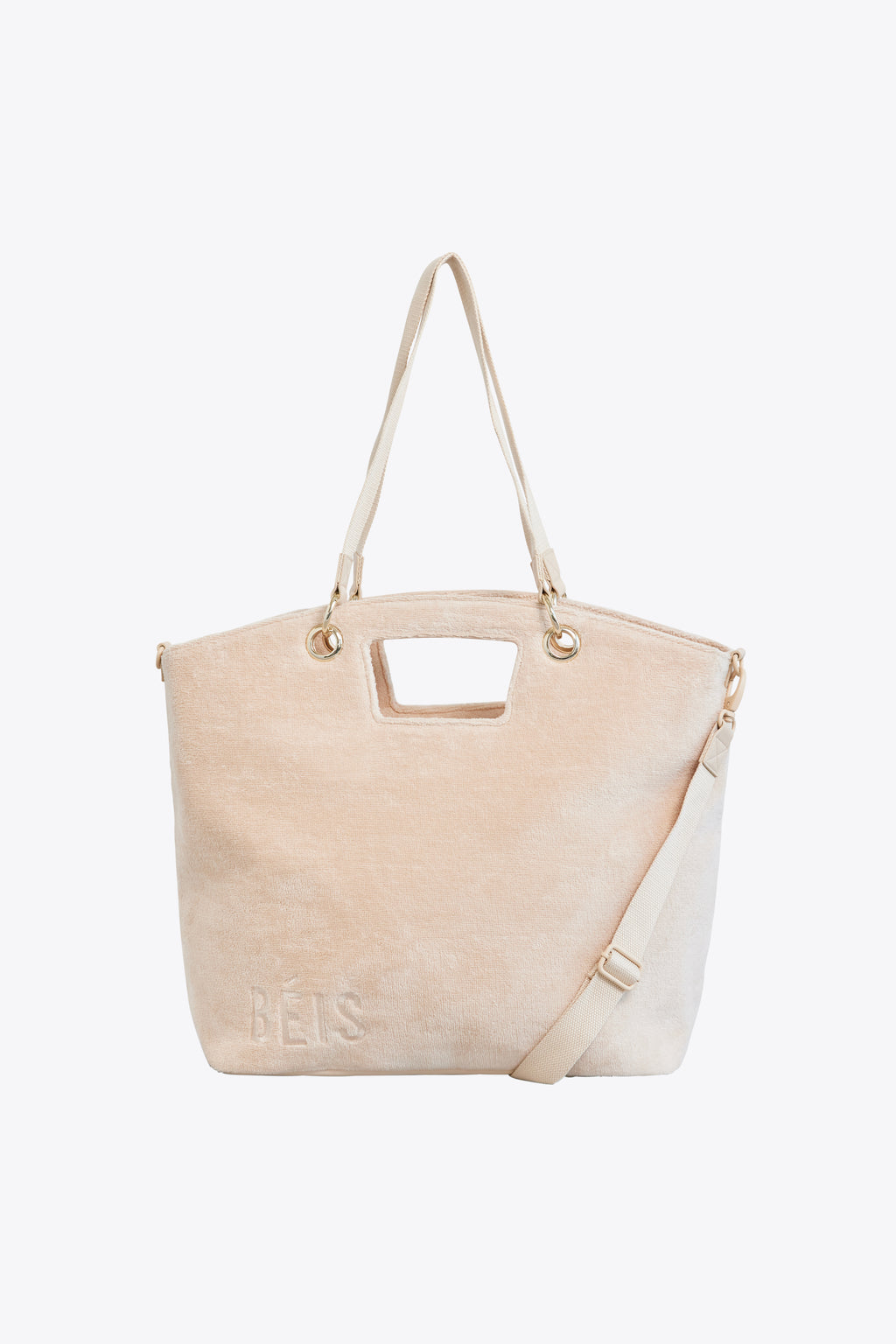 The Terry Tote Bag in Beige