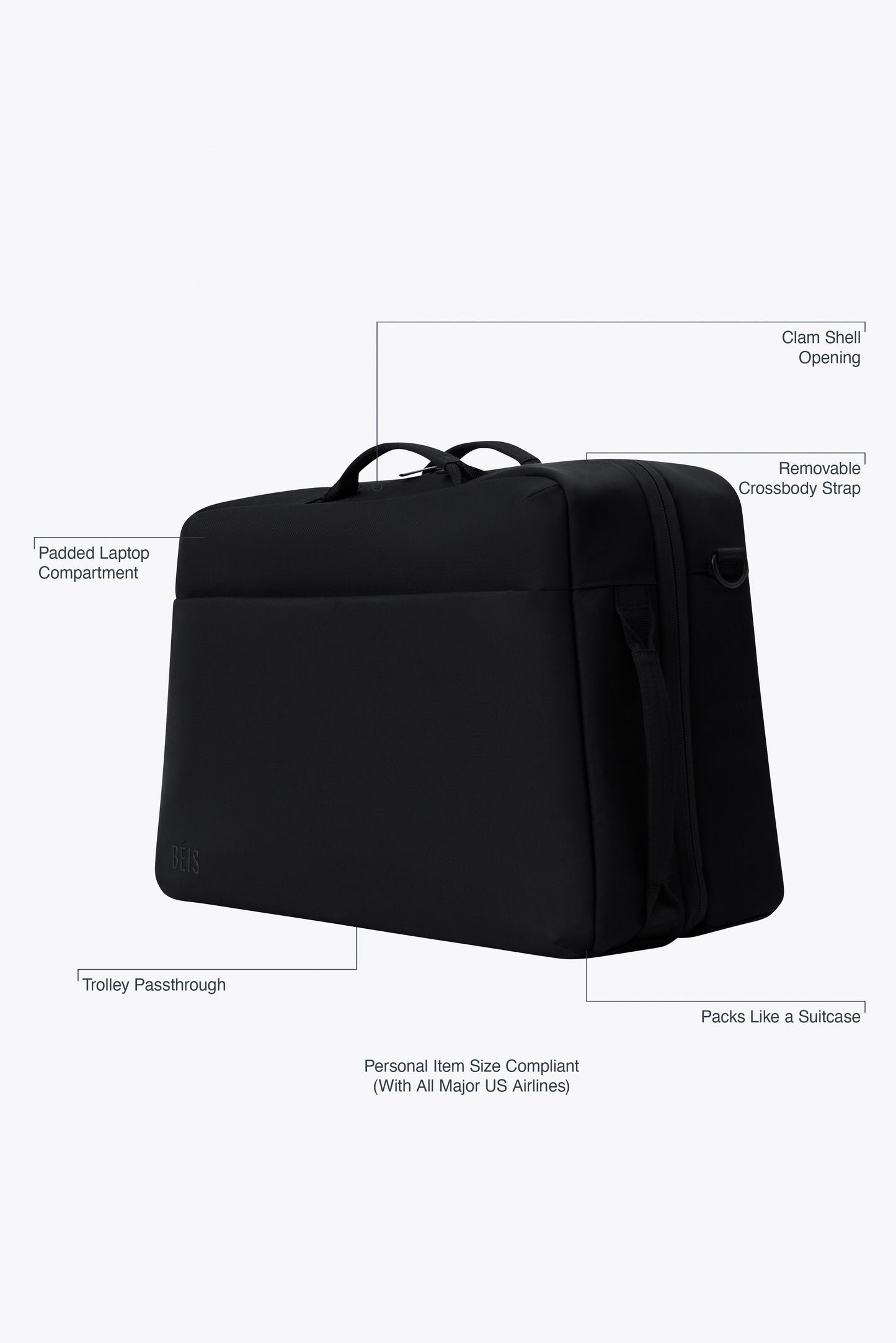 The Ultimate Travel Duffle in Black