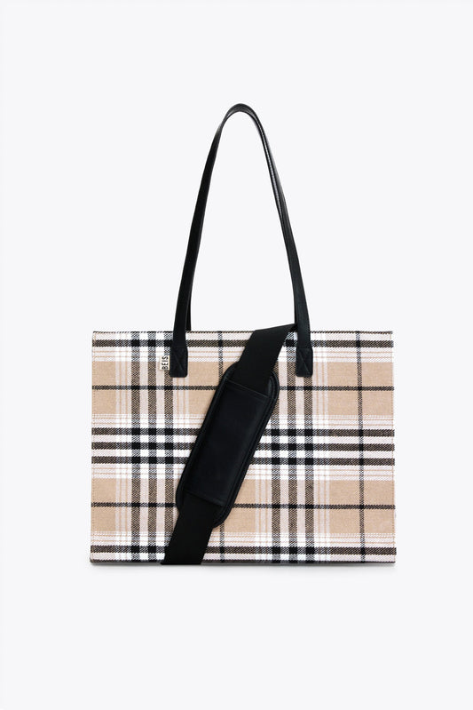 The Work Tote in Plaid