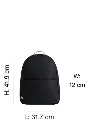 The Commuter Backpack In Black dimensions